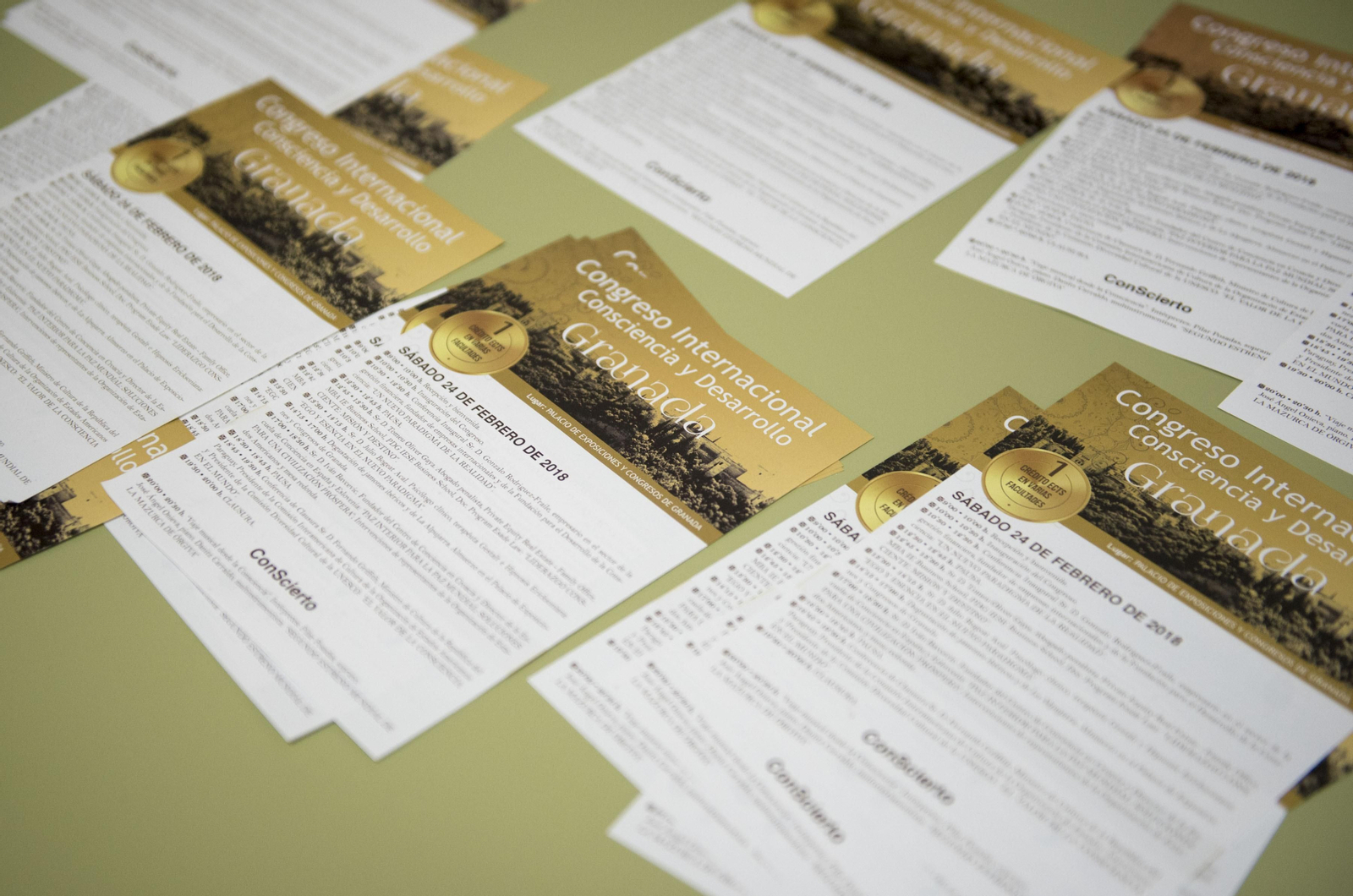 Octavillas con la publicidad del congreso en Ciencias del Trabajo. Octavillas con la publicidad del congreso en Ciencias del Trabajo.