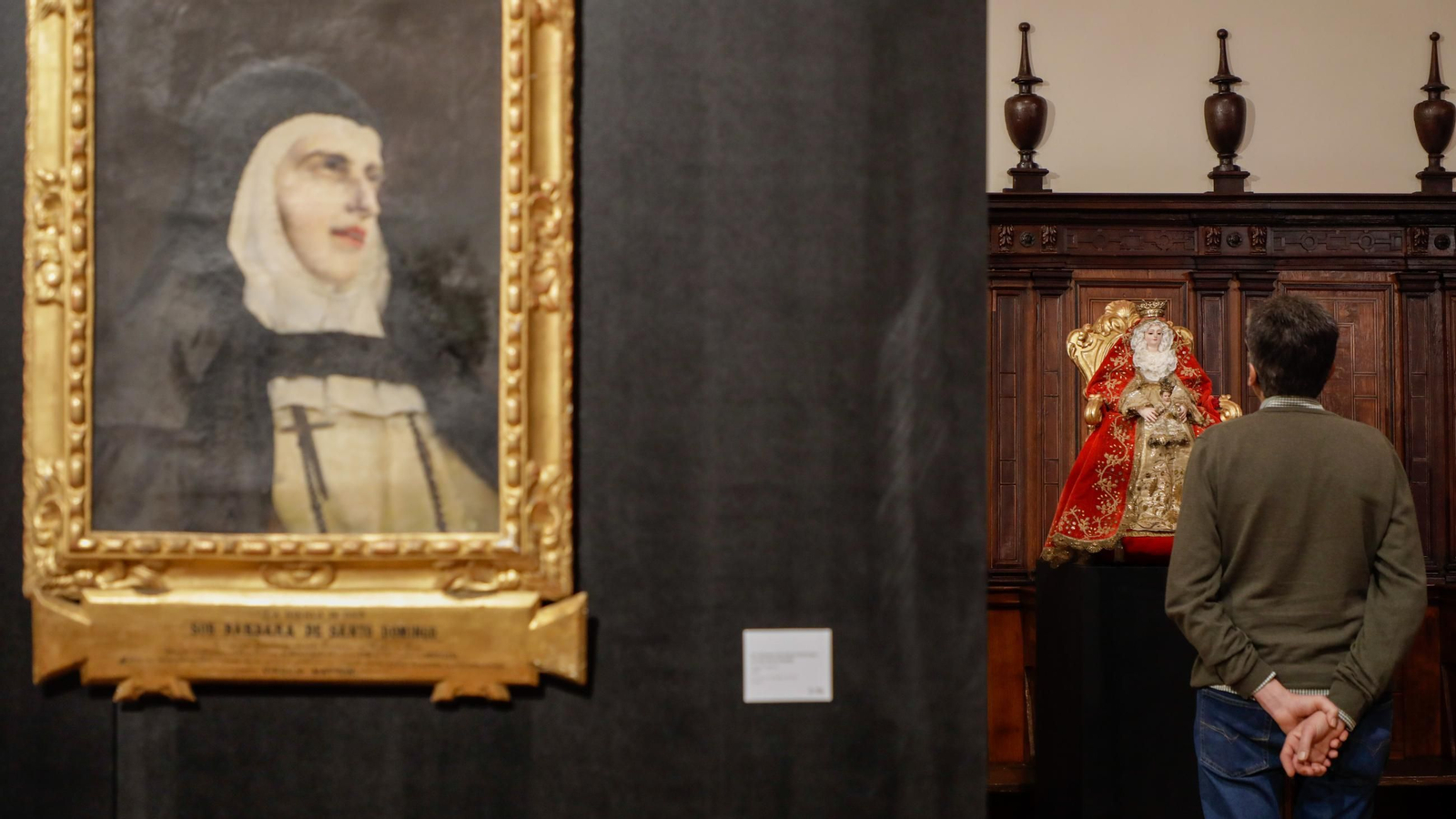 Inauguración de la exposición Devociones populares en las clausuras de Sevilla, en la Iglesia Santa Clara