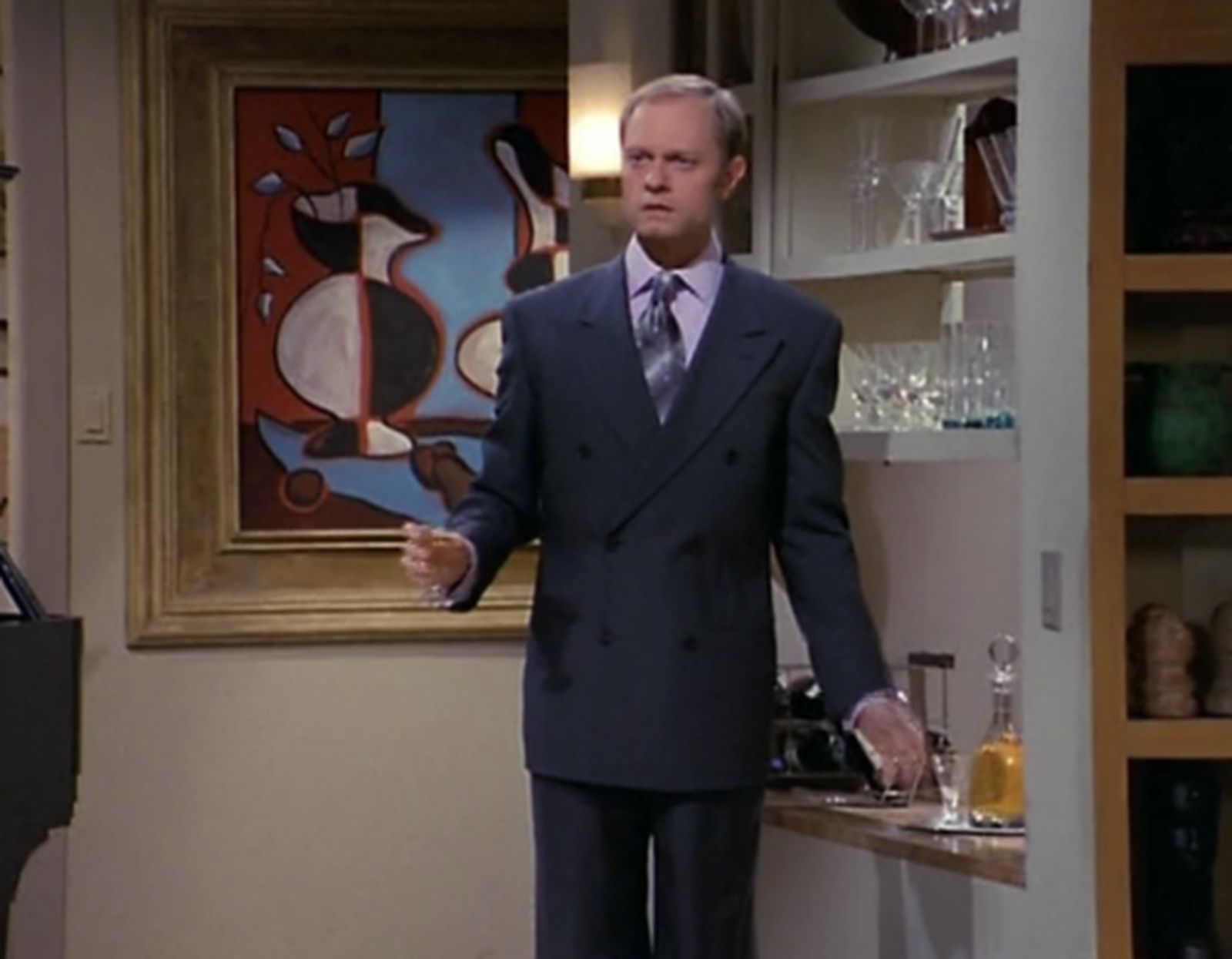 Niles junto al decantador de jerez.