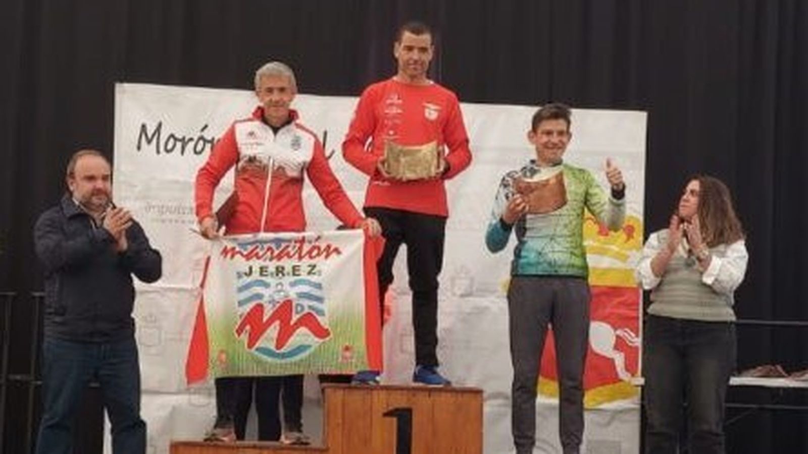 Luis M. Sánchez, segundo en la meta de Morón.