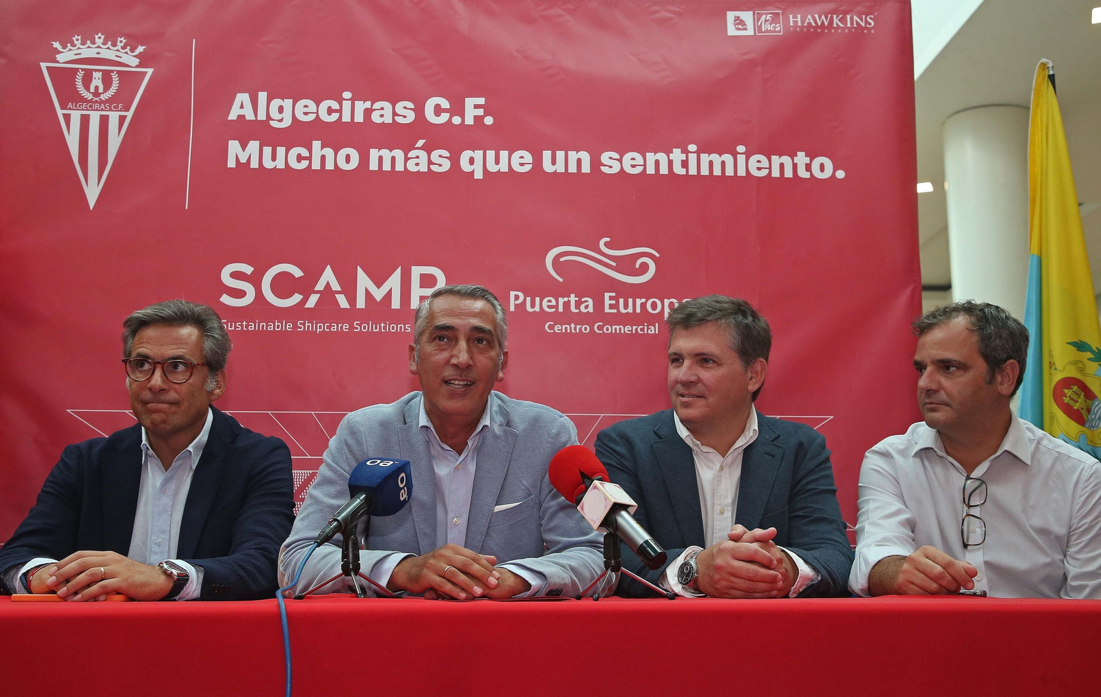 La presentación de las nueva equipaciones Nike del Algeciras CF, en imágenes