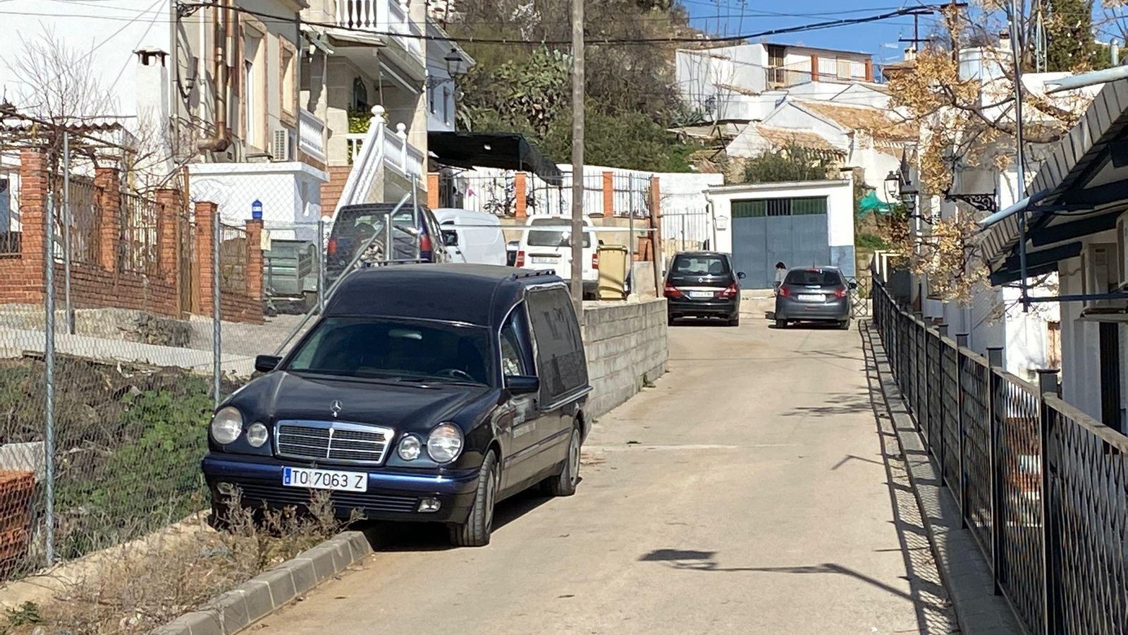 Calle Hornillo de Fuentes de Cesna, donde ha tenido lugar el crimen machista.