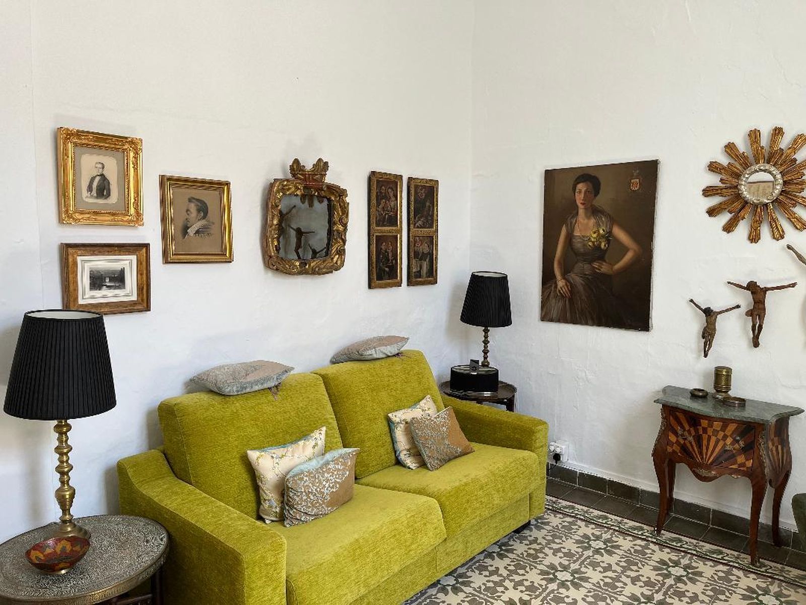 Interior de la casa.