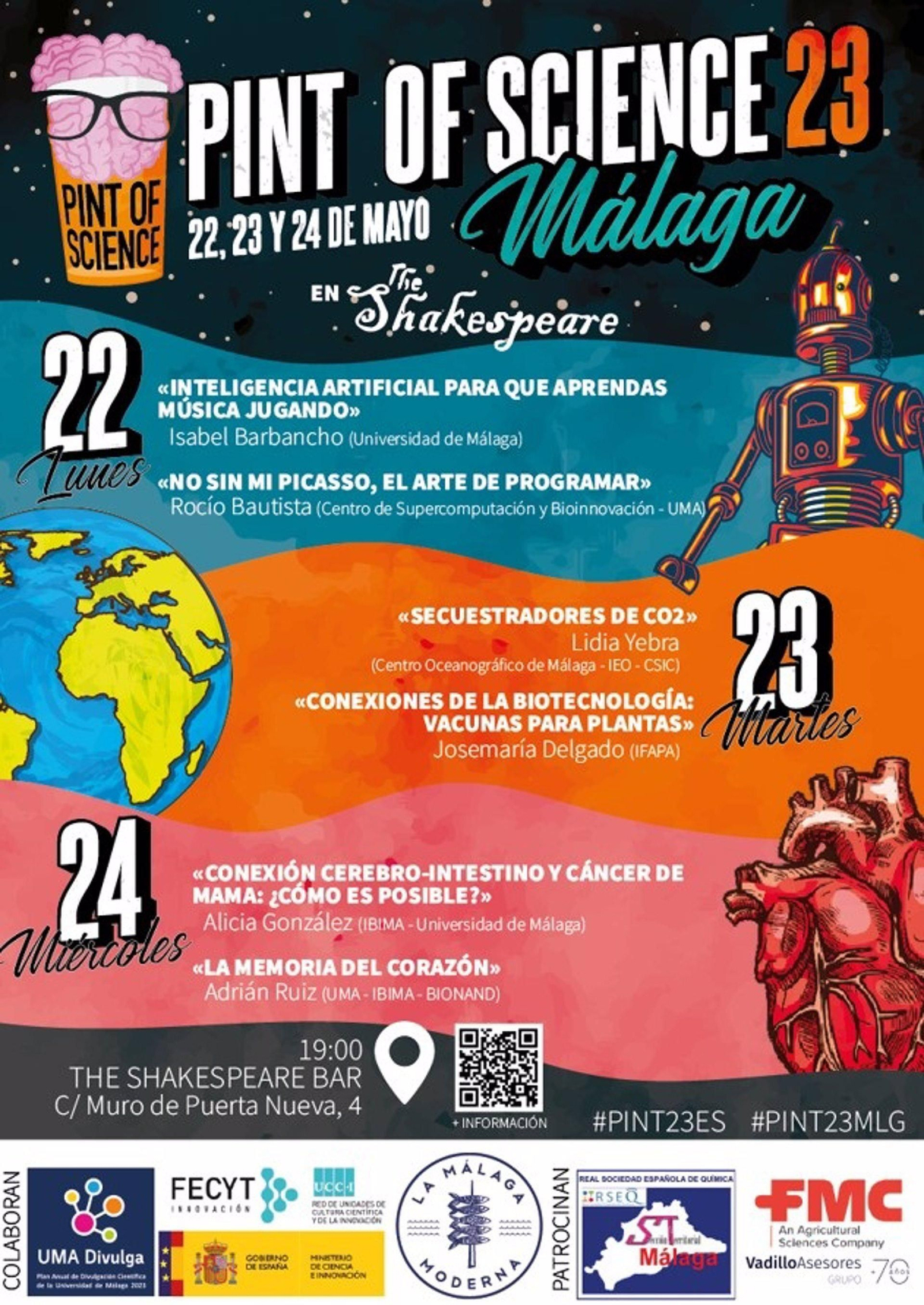 Cartel 'Pint of Science' de 2023.