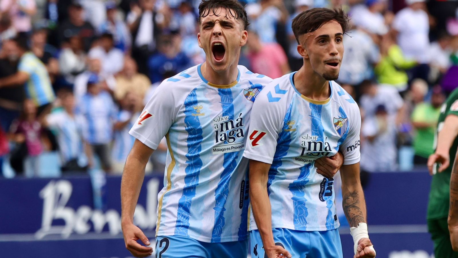 El Málaga CF - Eibar, en fotos