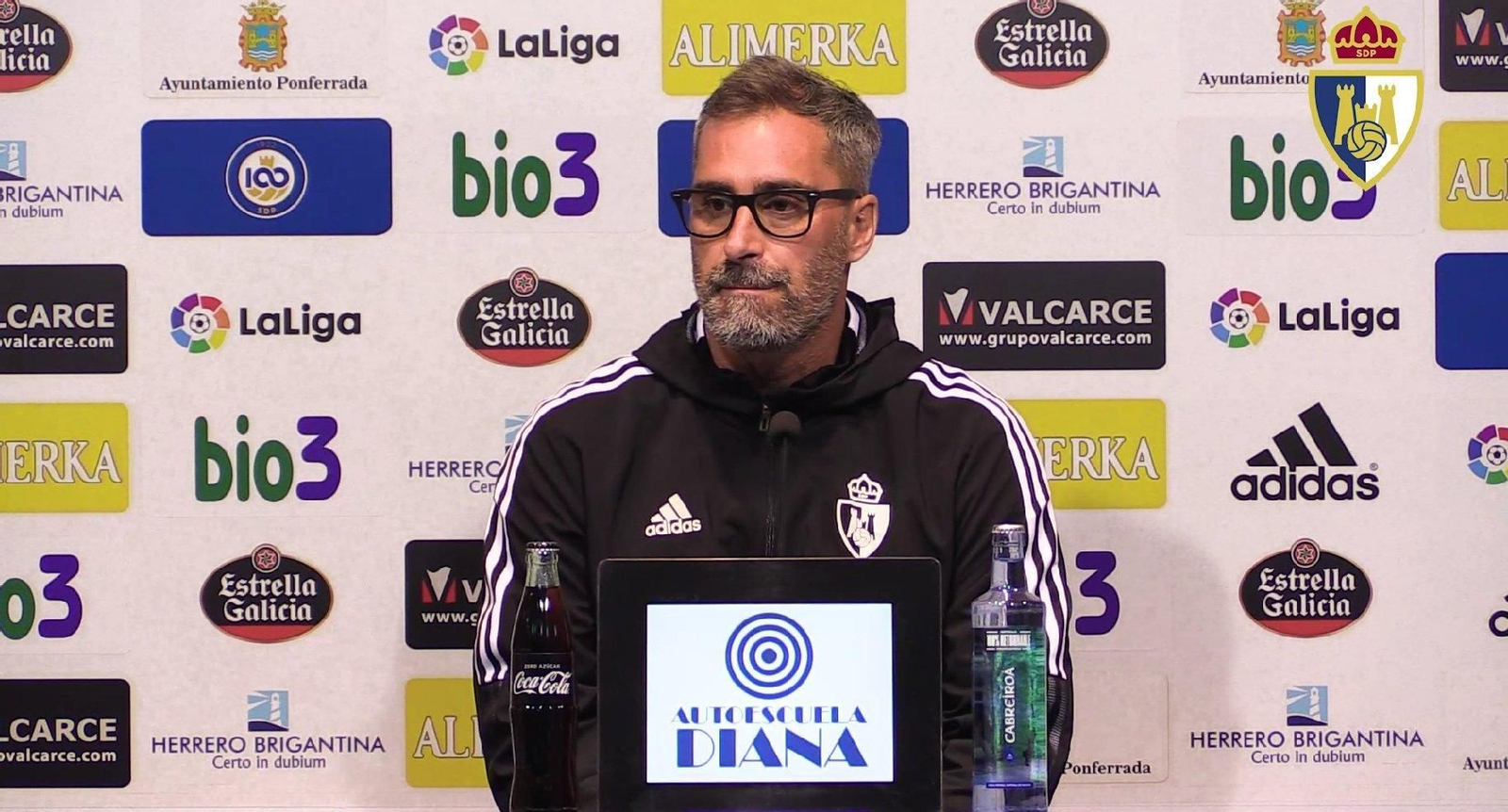 Bolo, entrenador de la Ponferradina.