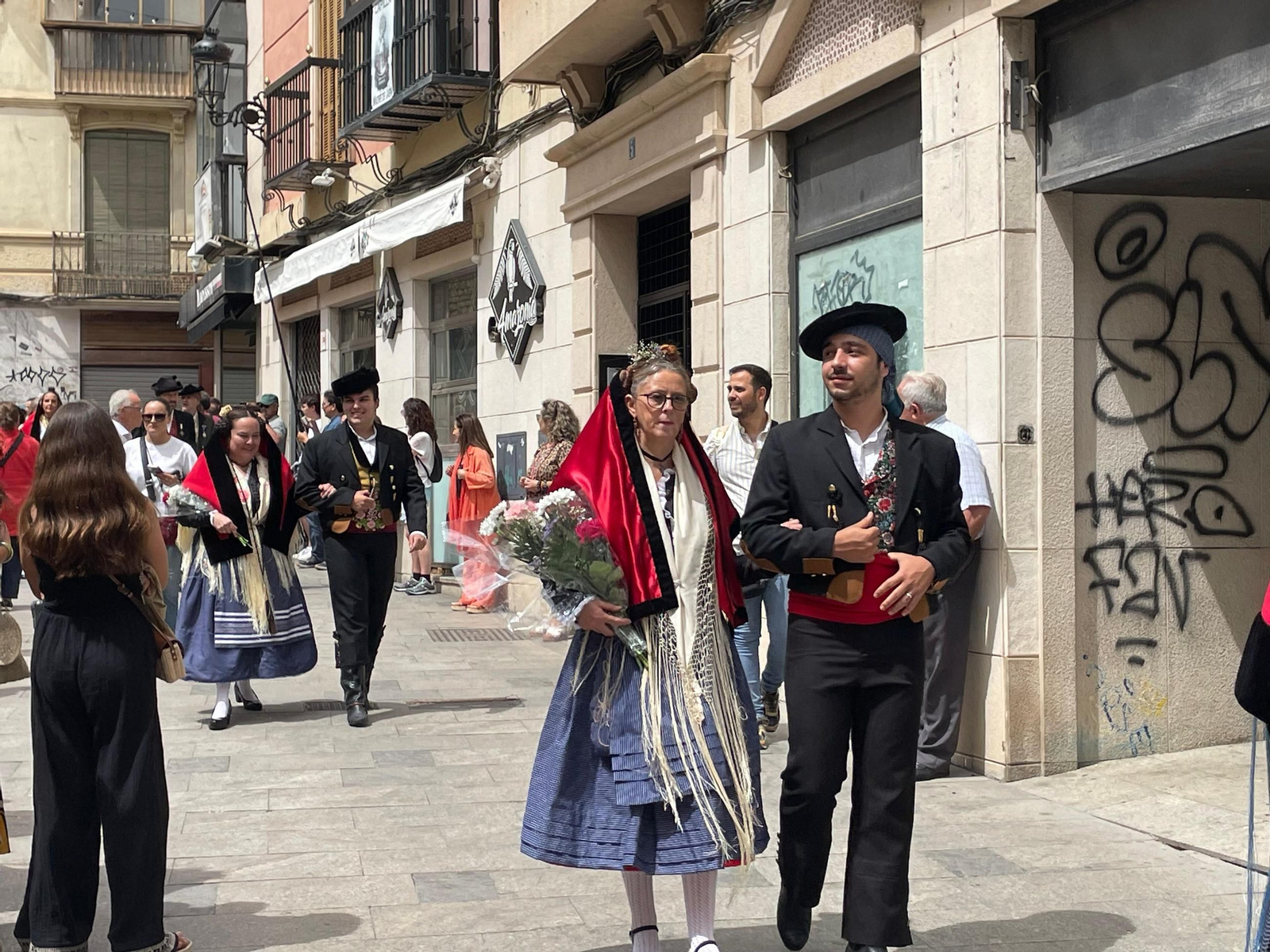 Ofrenda floral a la Virgen de la Capilla, en imágenes