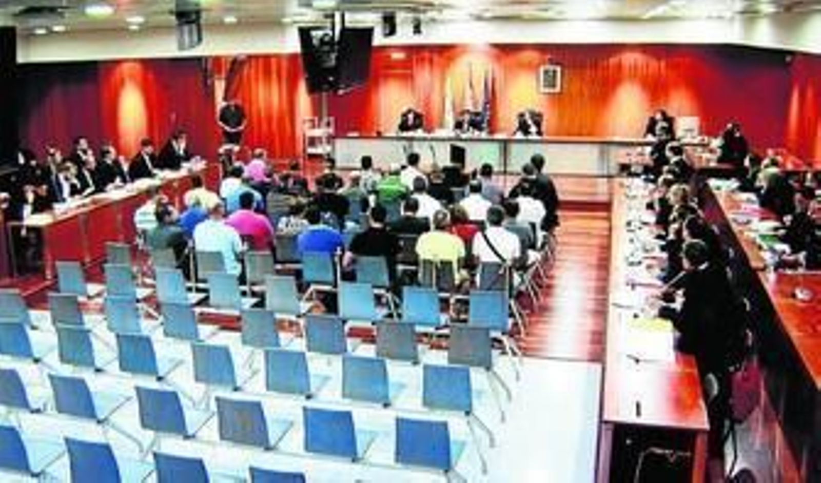 Los acusados ante el tribunal, el pasado 13 de septiembre.