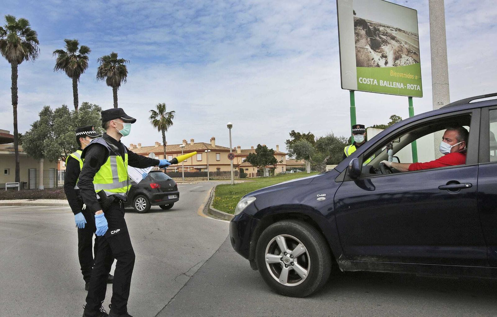 Controles en Costa Ballena.