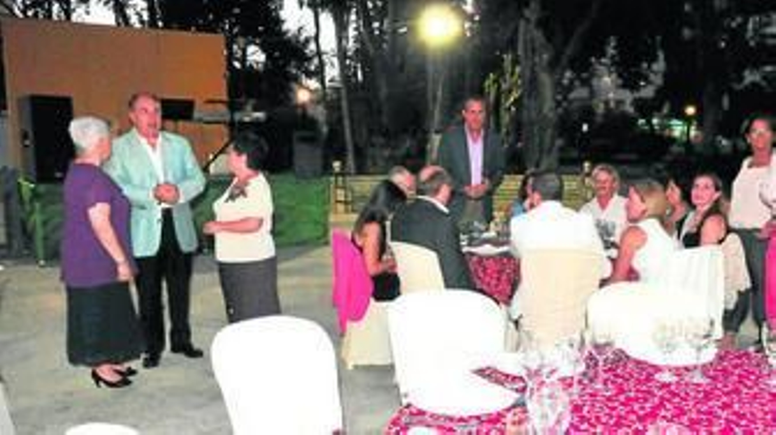 Un momento de la cena celebrada durante la noche del viernes al sábado.