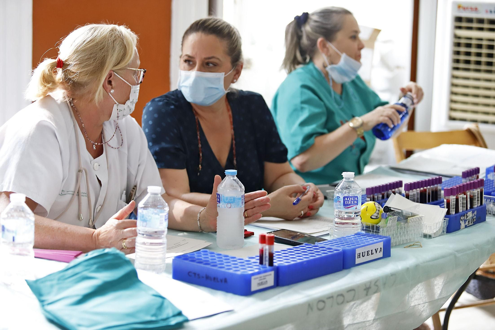 Imágenes de la Macrocolecta de sangre en la Casa Colón