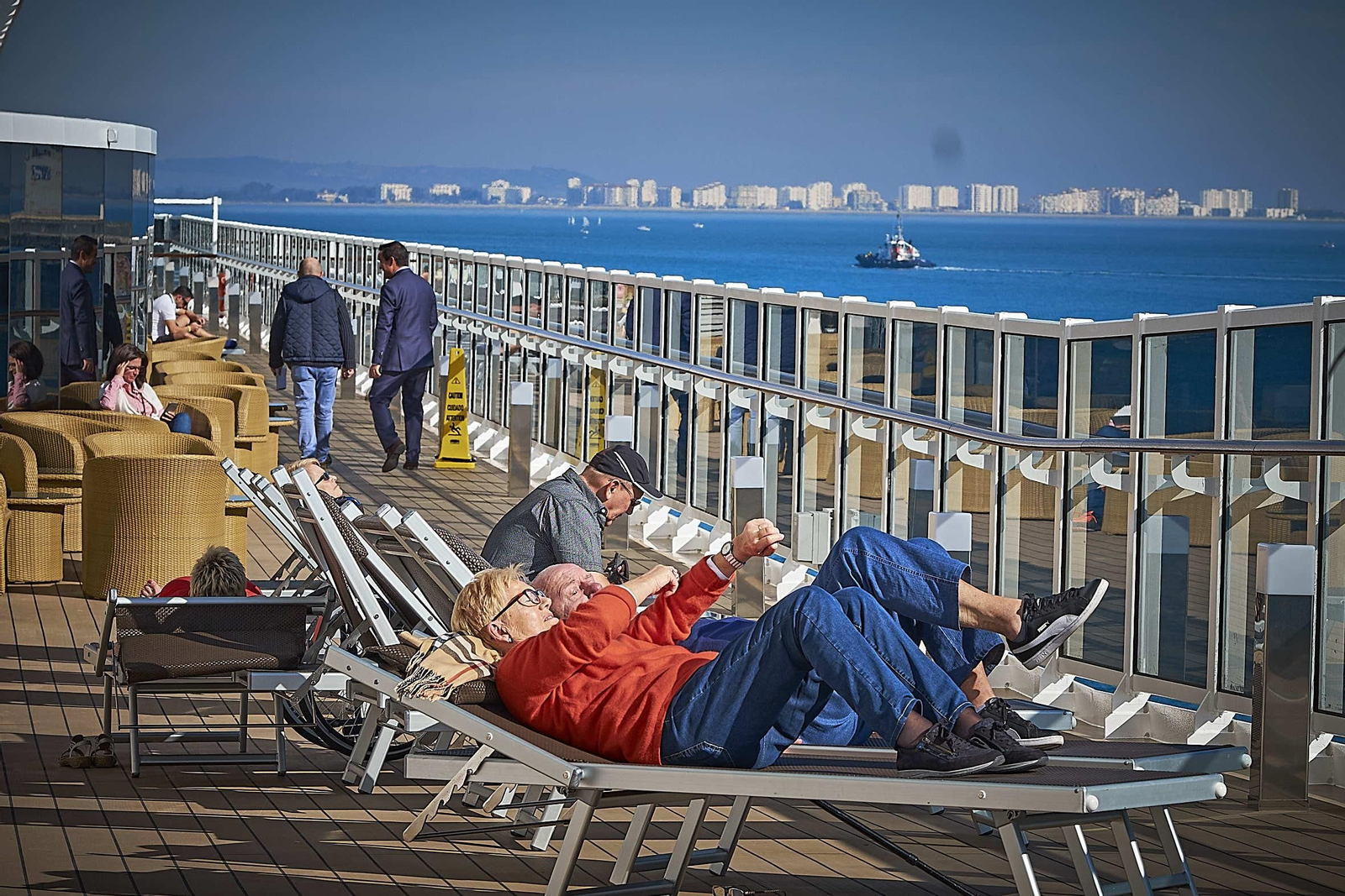 Primera escala en Cádiz del crucero MSC Seaside