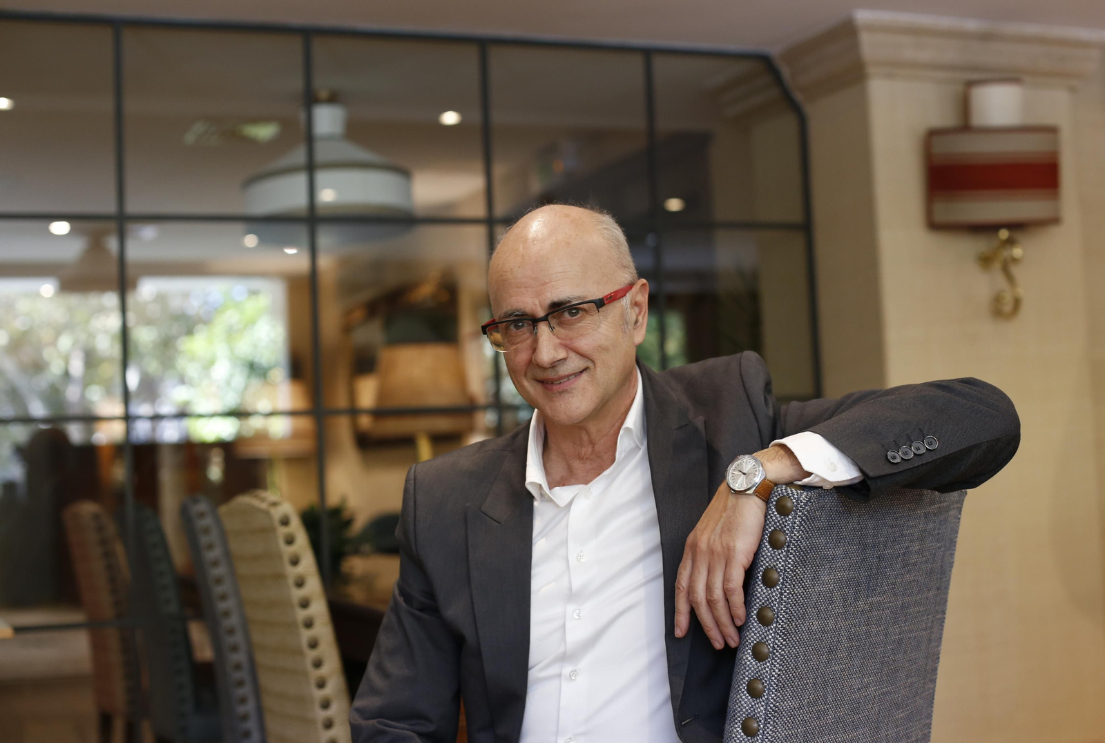 El escritor Antonio Garrido (Linares, 1963).