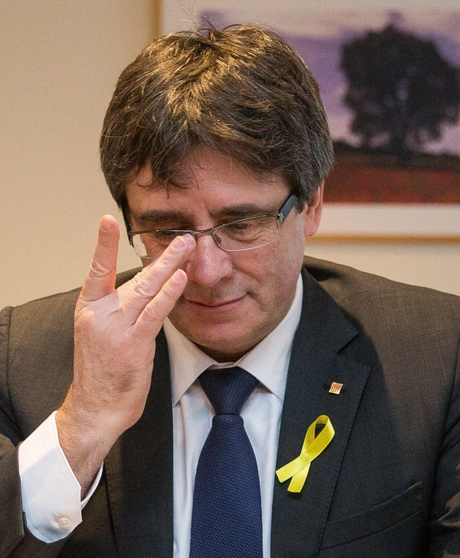 Carles Puigdemont, ex presidente de la Generalitat, en Bruselas.