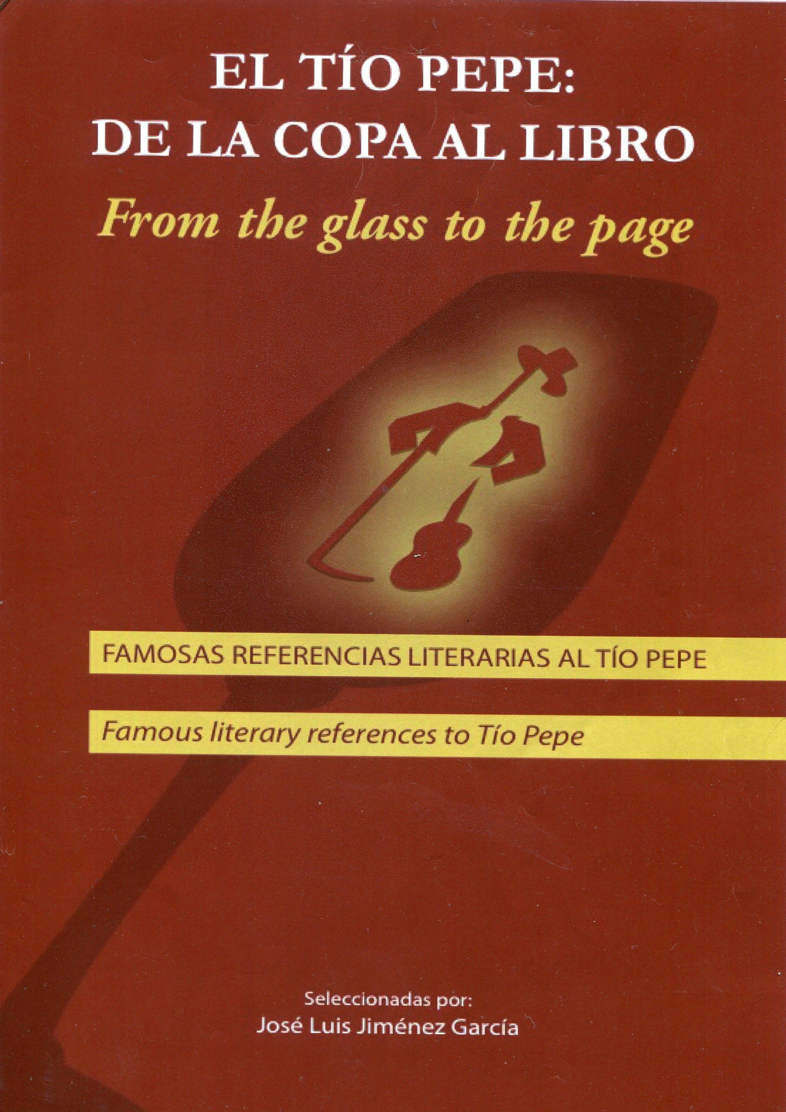 Portada del folleto De la copa al libro.