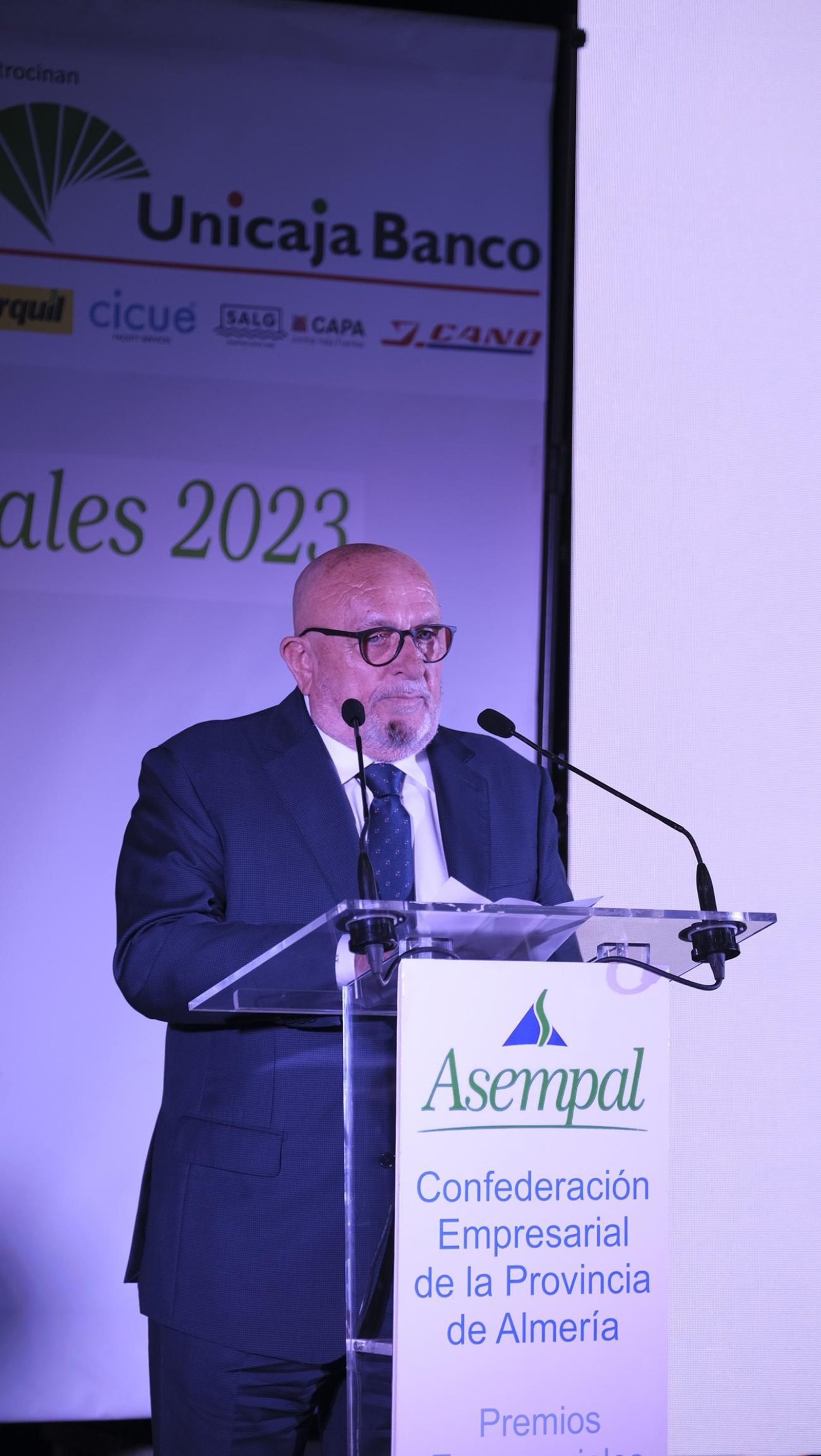 Imágenes de la gala de entrega de los Premios Asempal 2023, en el Hotel Playadulce