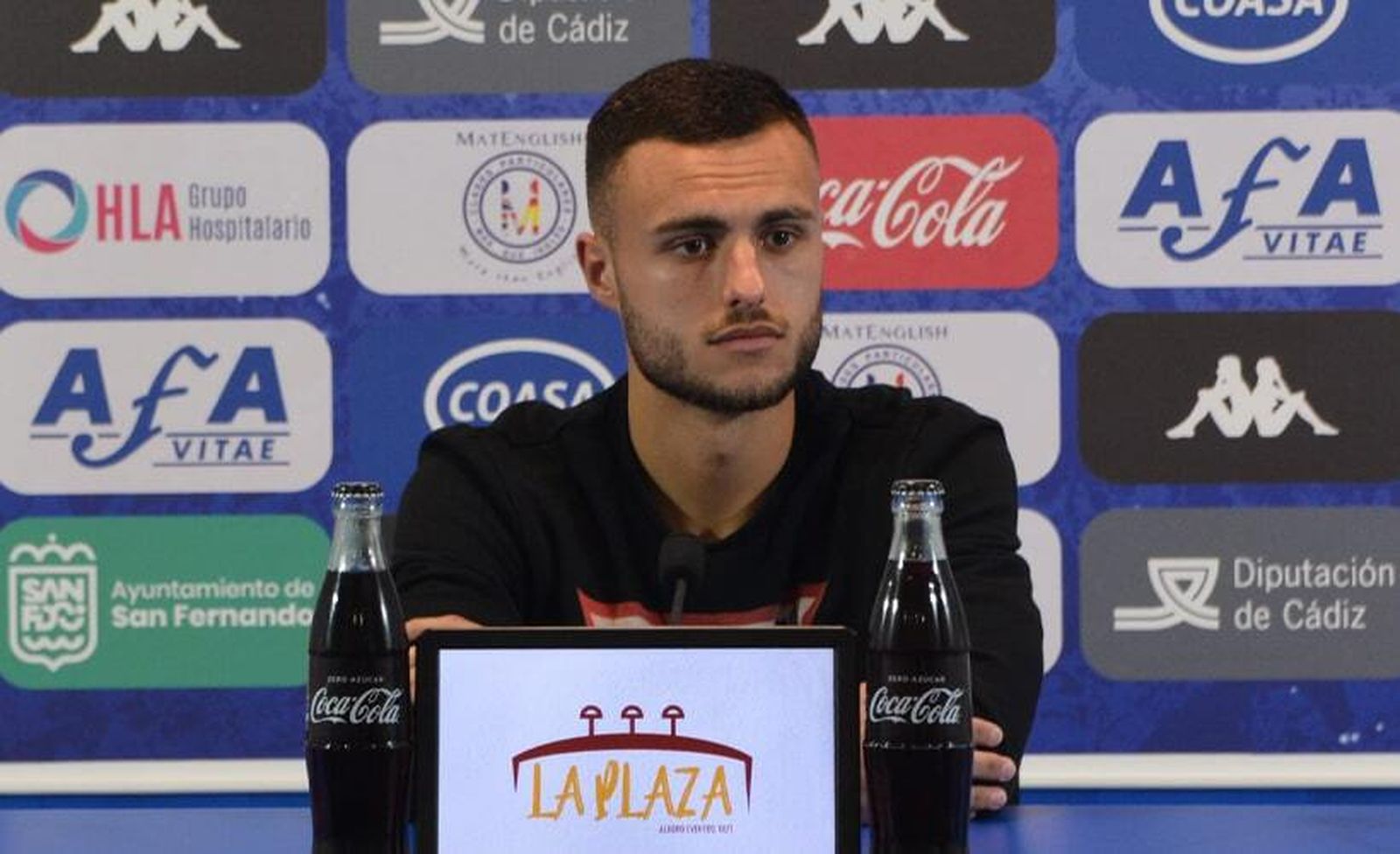 Gerard Vergé se muestra optimista con el futuro del conjunto azulino.