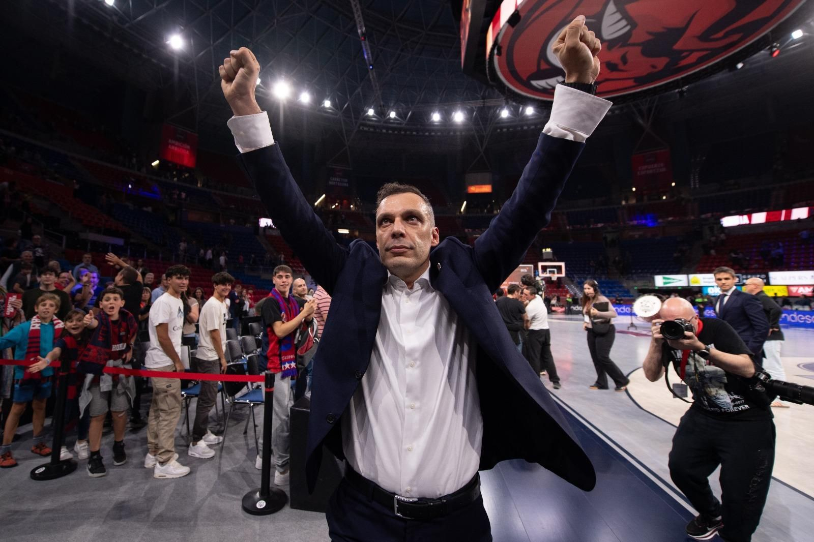 Paolo Galbiati es el técnico del Baskonia.