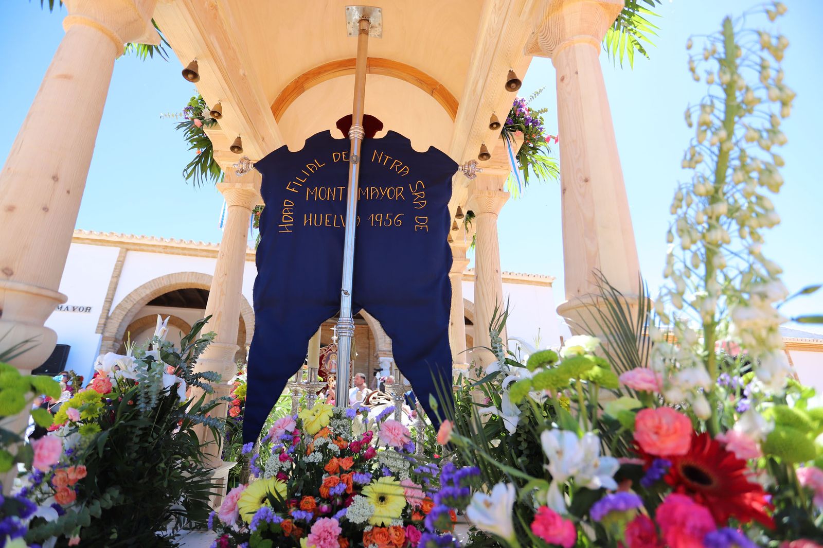 Imágenes de la presentación de las hermandades filiales ante la Virgen de Montemayor
