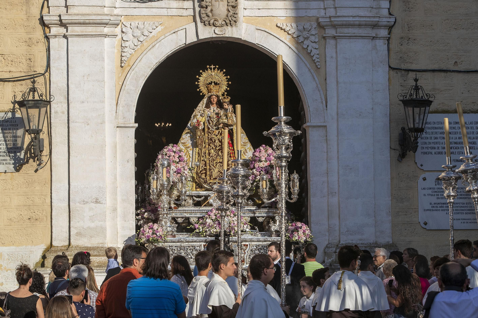 La procesión de la Patrona, en imágenes