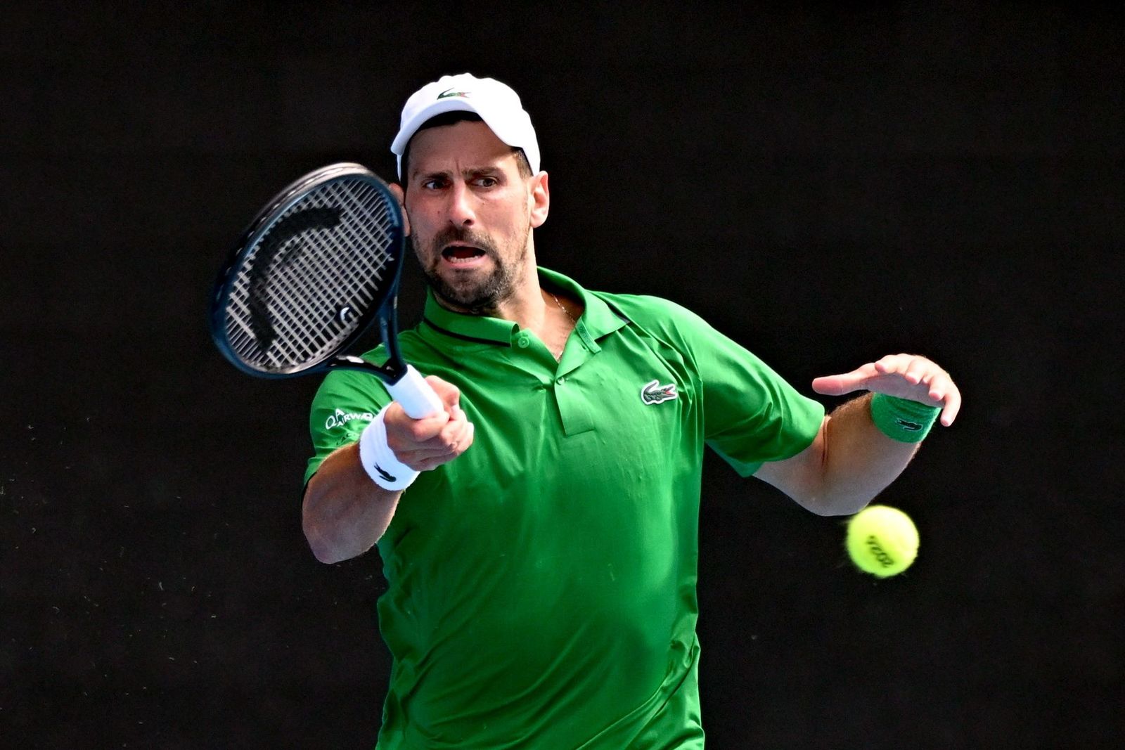 Las fotos de la retirada de Musetti ante Djokovic y del resto de cuartos de final