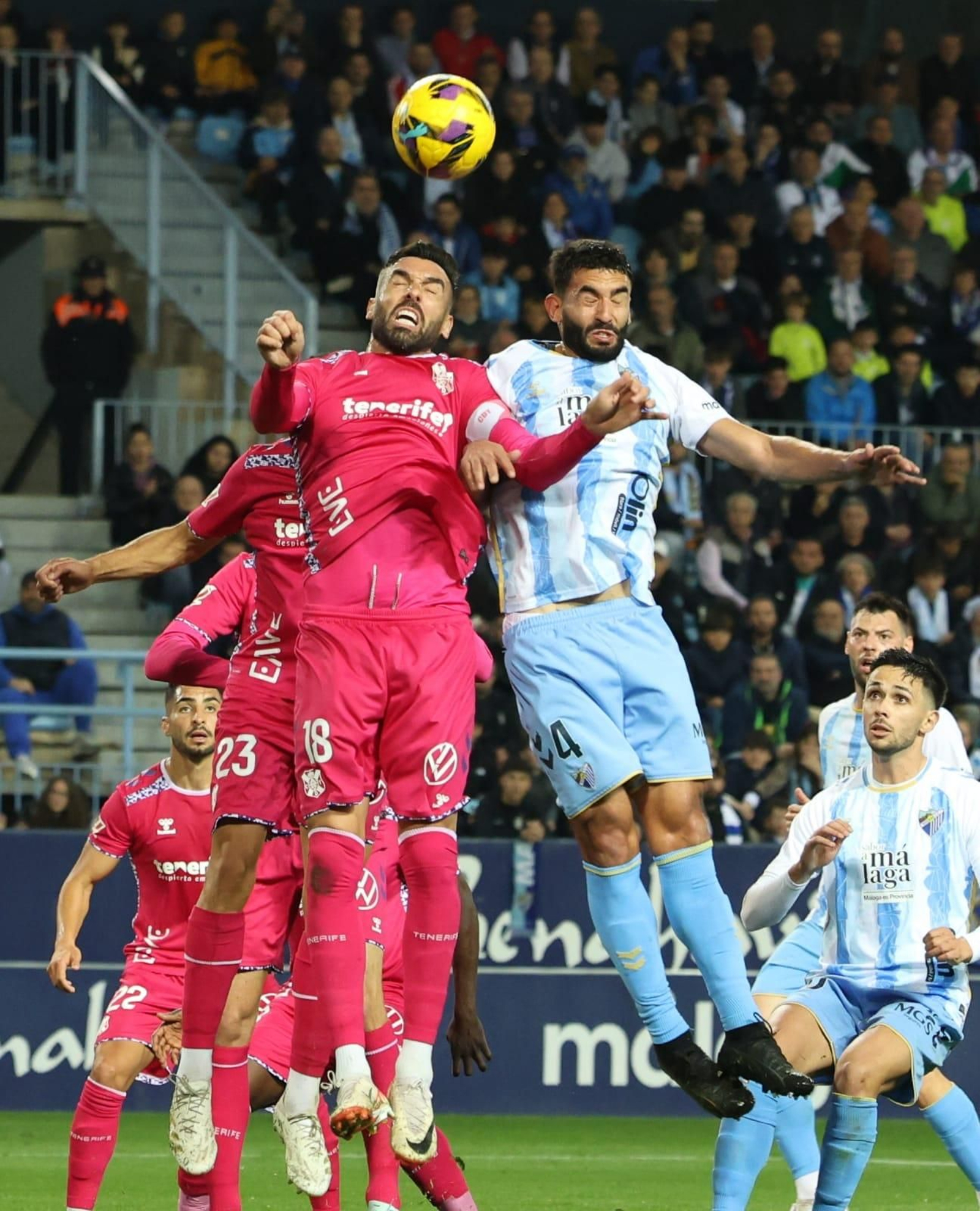 El Málaga CF-CD Tenerife, en fotos