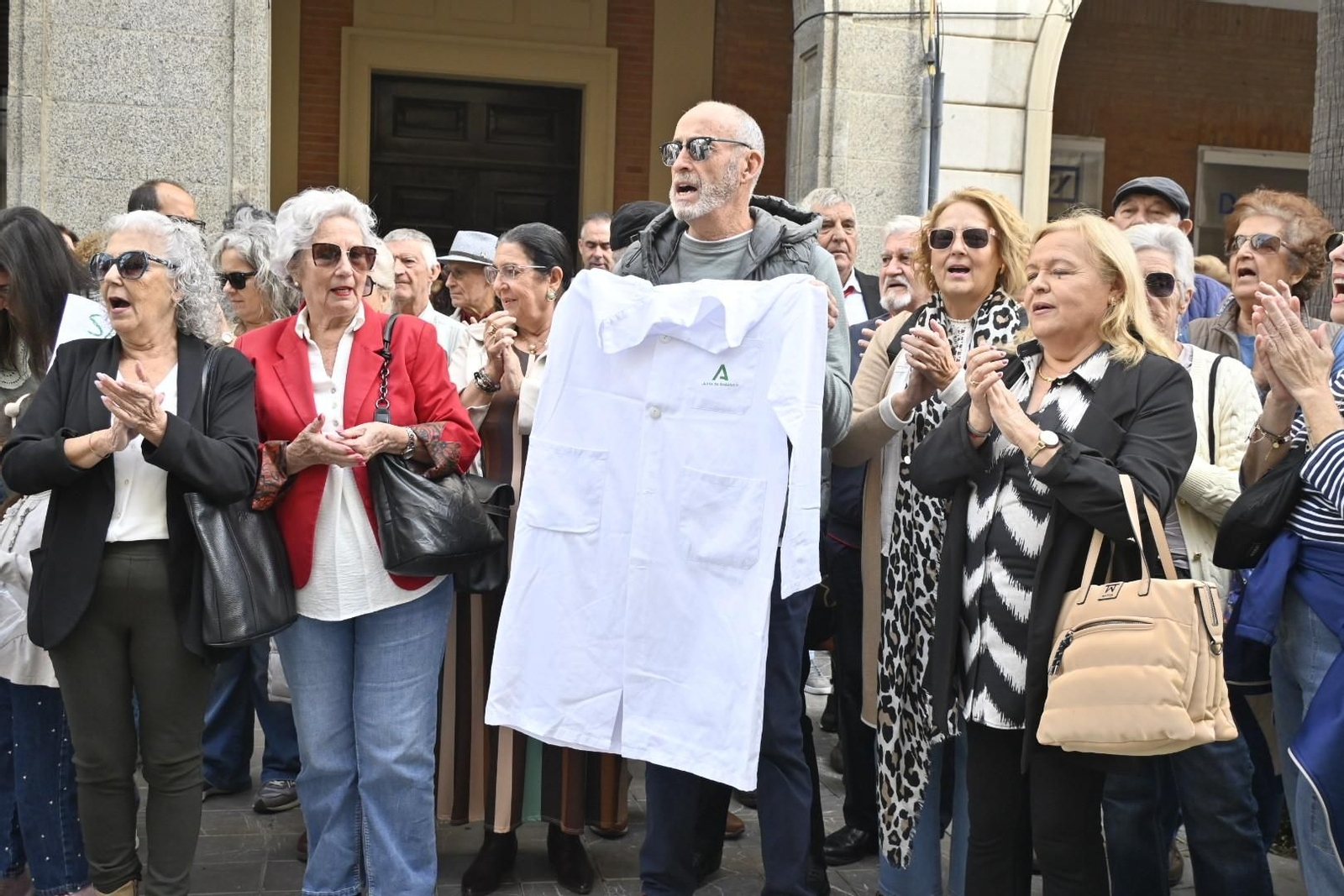 Imágenes de la concentración por una sanidad pública