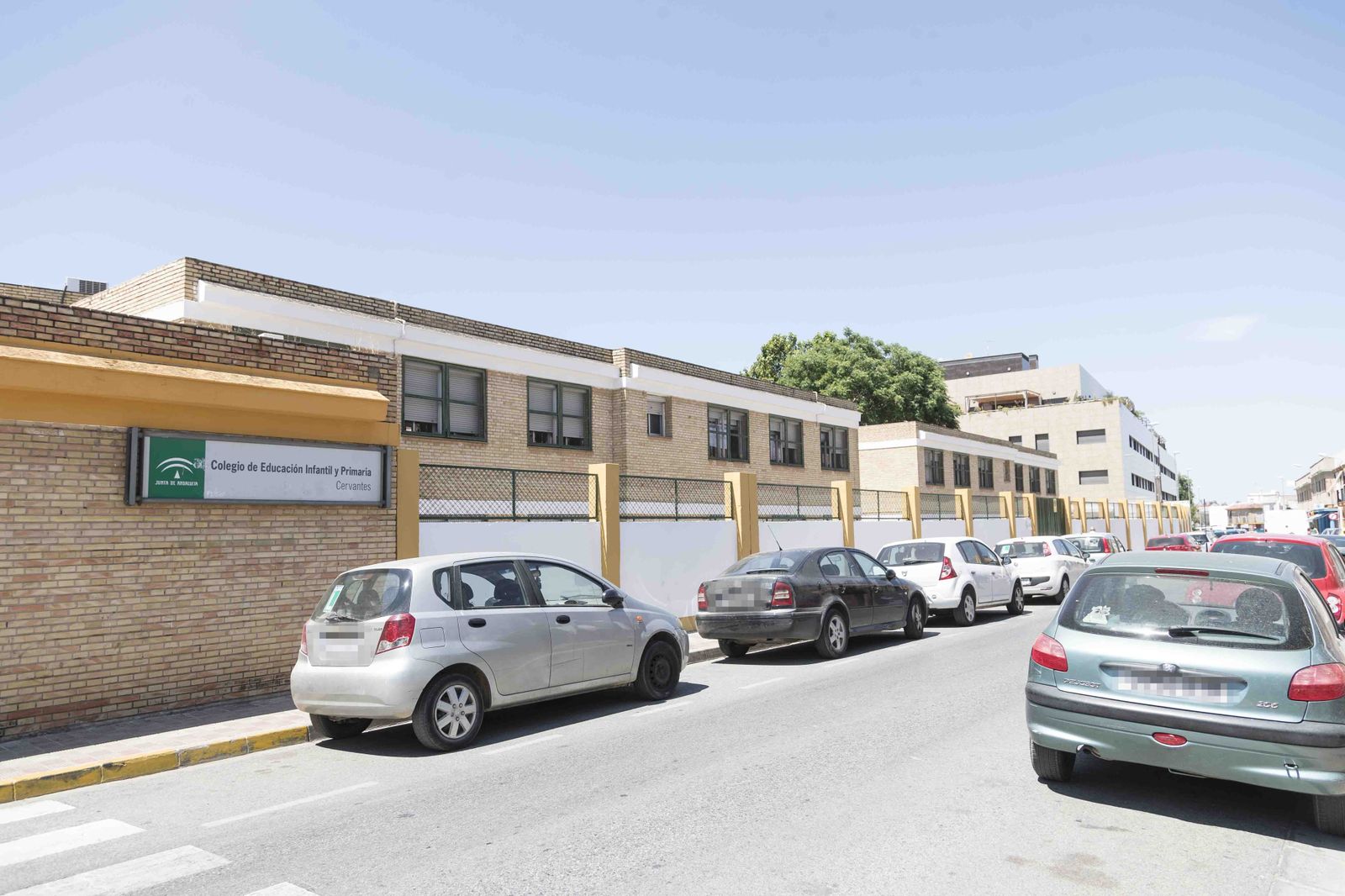 El colegio público Cervantes de Dos Hermanas, en el que ocurrieron los hechos.