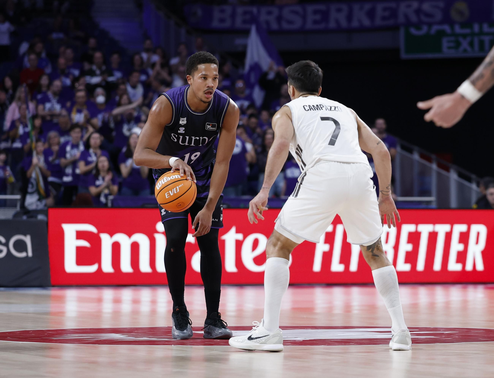 Melwin Pantza, 14 puntos y siete rebotes ante el Real Madrid