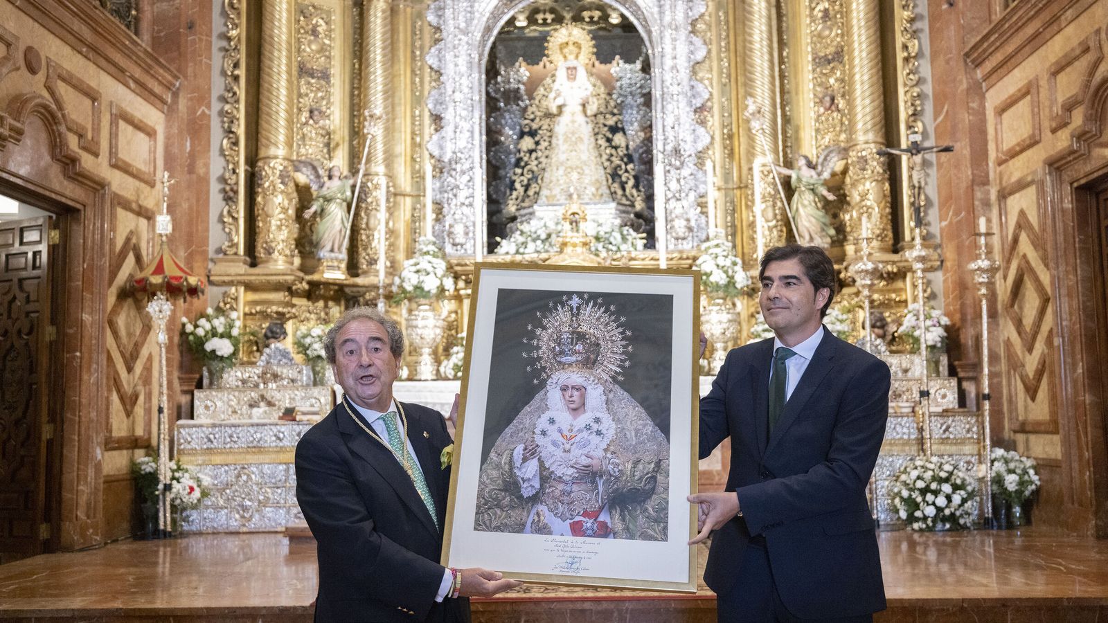 Visita del Betis a la Macarena.