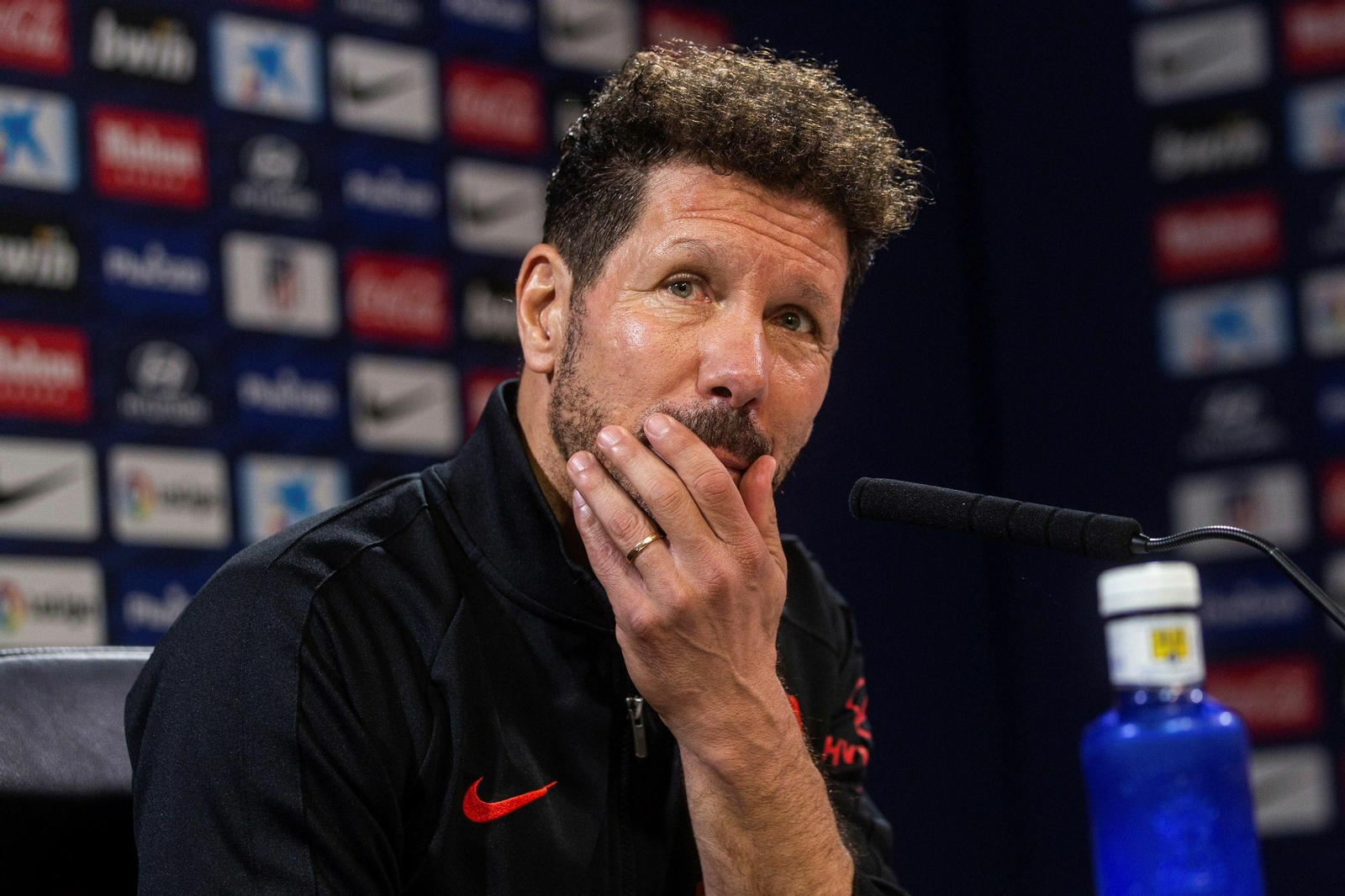 Rueda de prensa de Simeone.