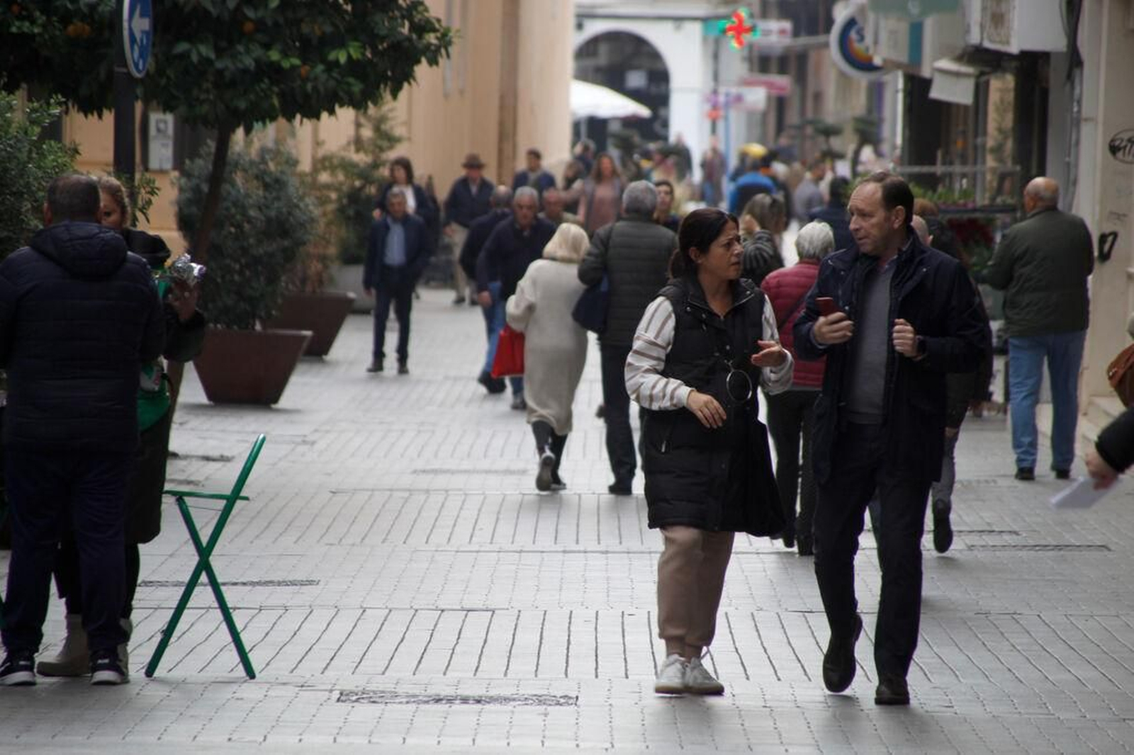 Ambiente en las calles de Huelva.
