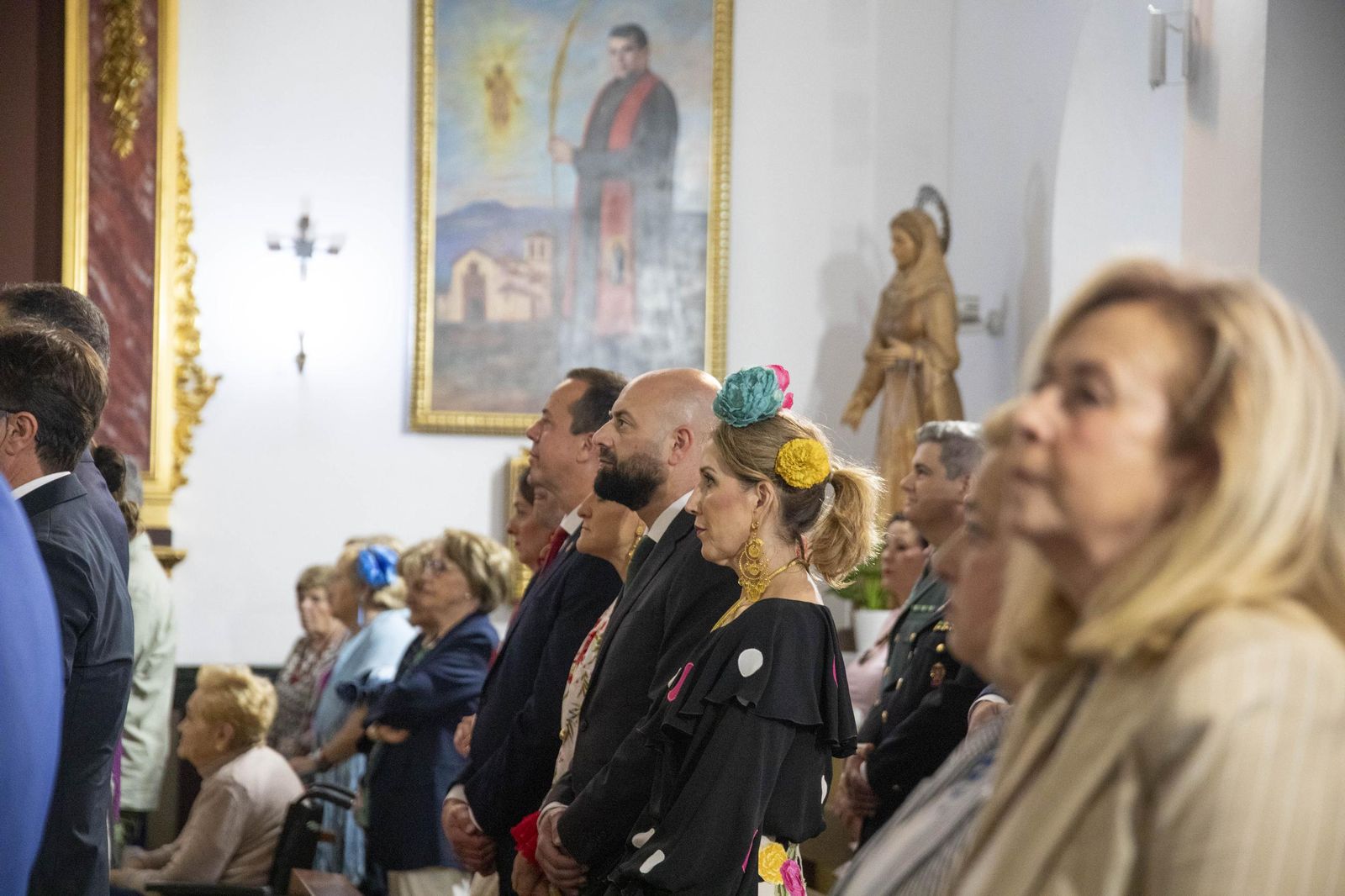 Las imágnes de la misa y procesión en honor a San Marcos en El Ejido