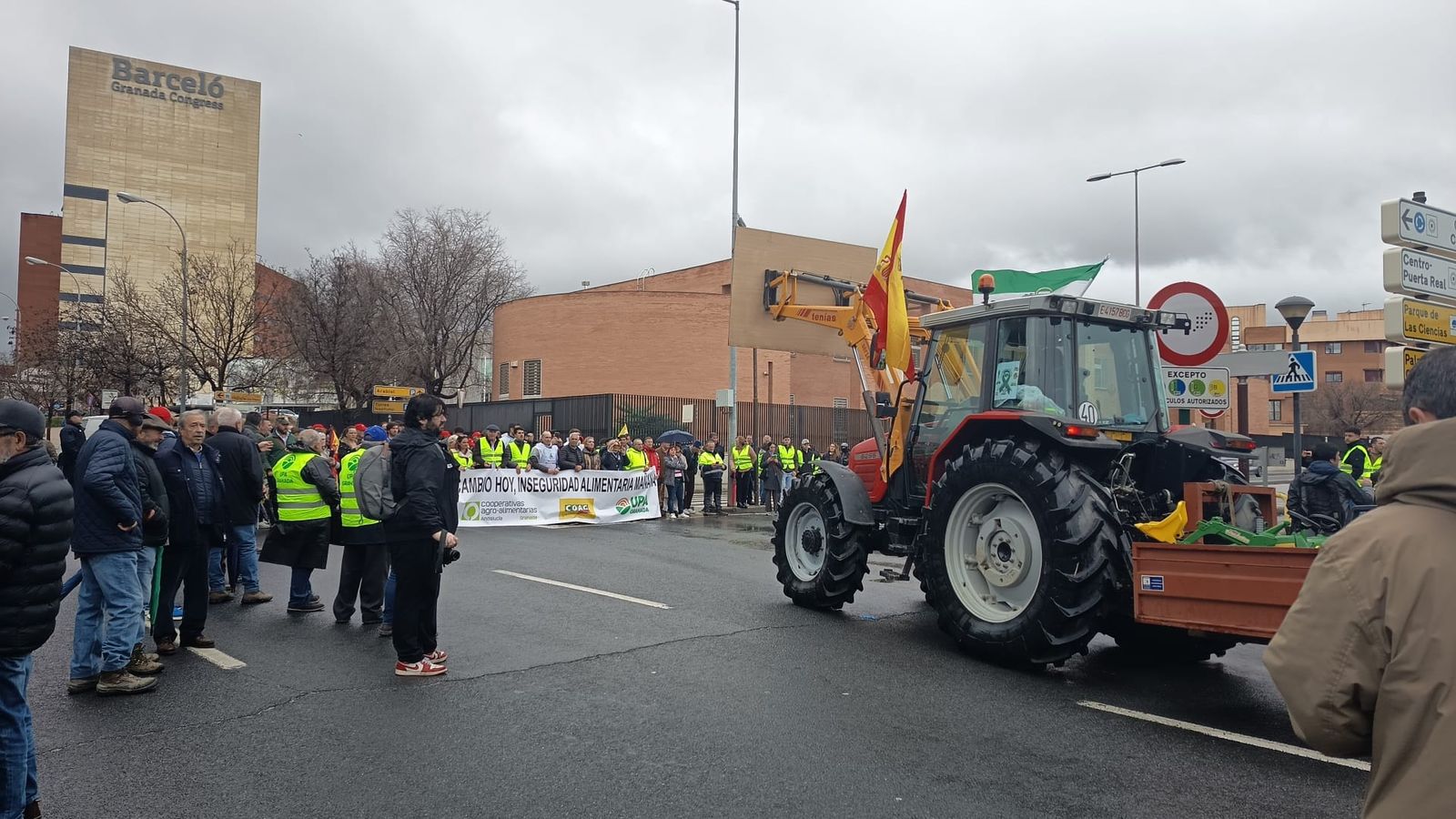 Final de la marcha en Neptuno