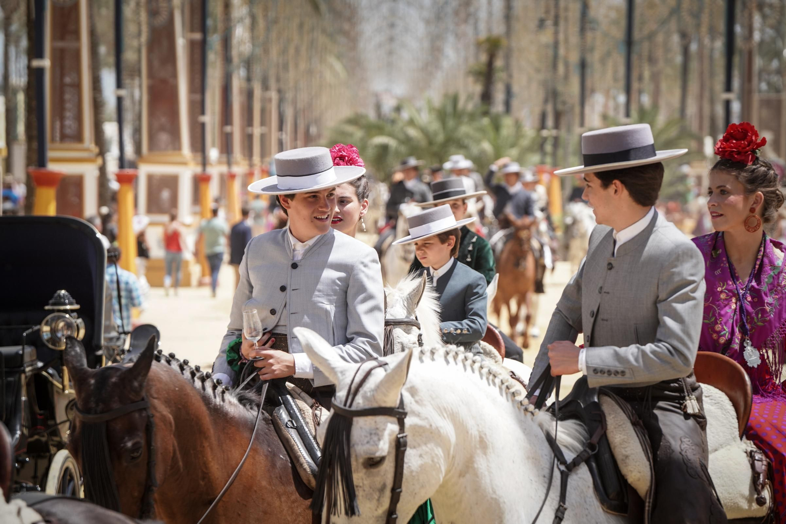 Ambiente el viernes en la Feria de Jerez en fotos