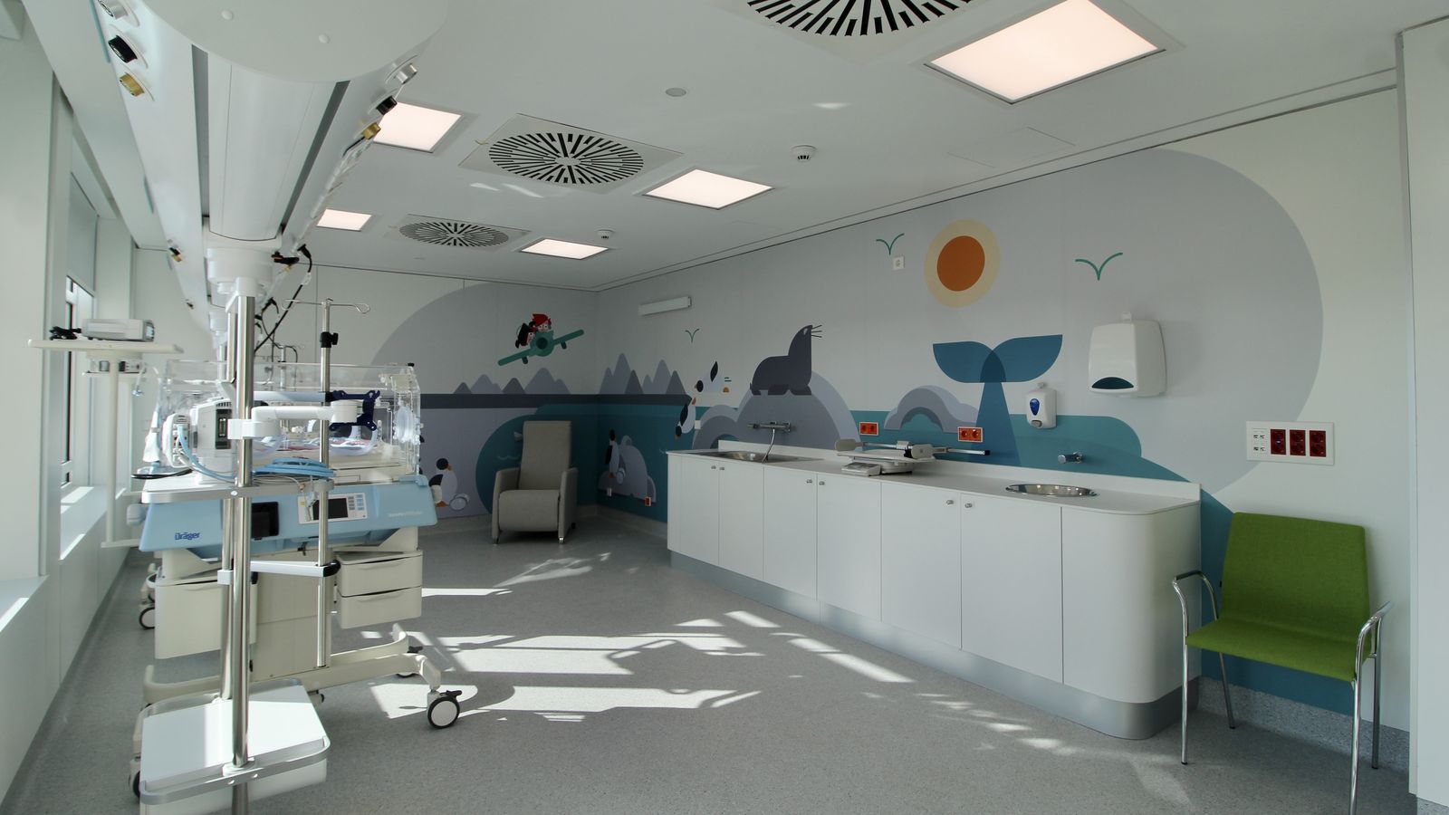 La unidad de neonatal del Hospital Quironsalud Marbella.