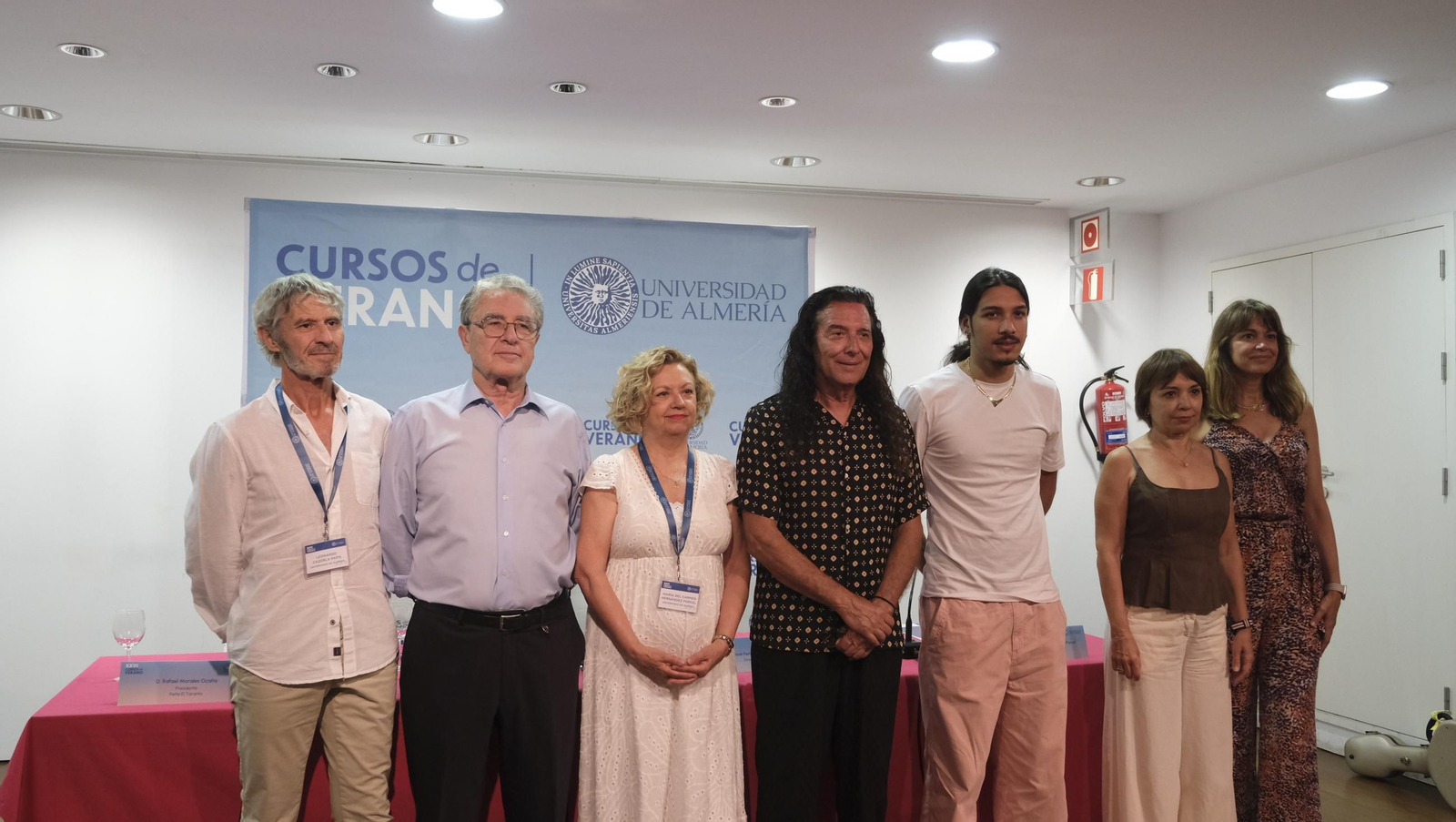 Tomatito y José del Tomate en el arranque del curso de verano en el Museo de la Guitarra.