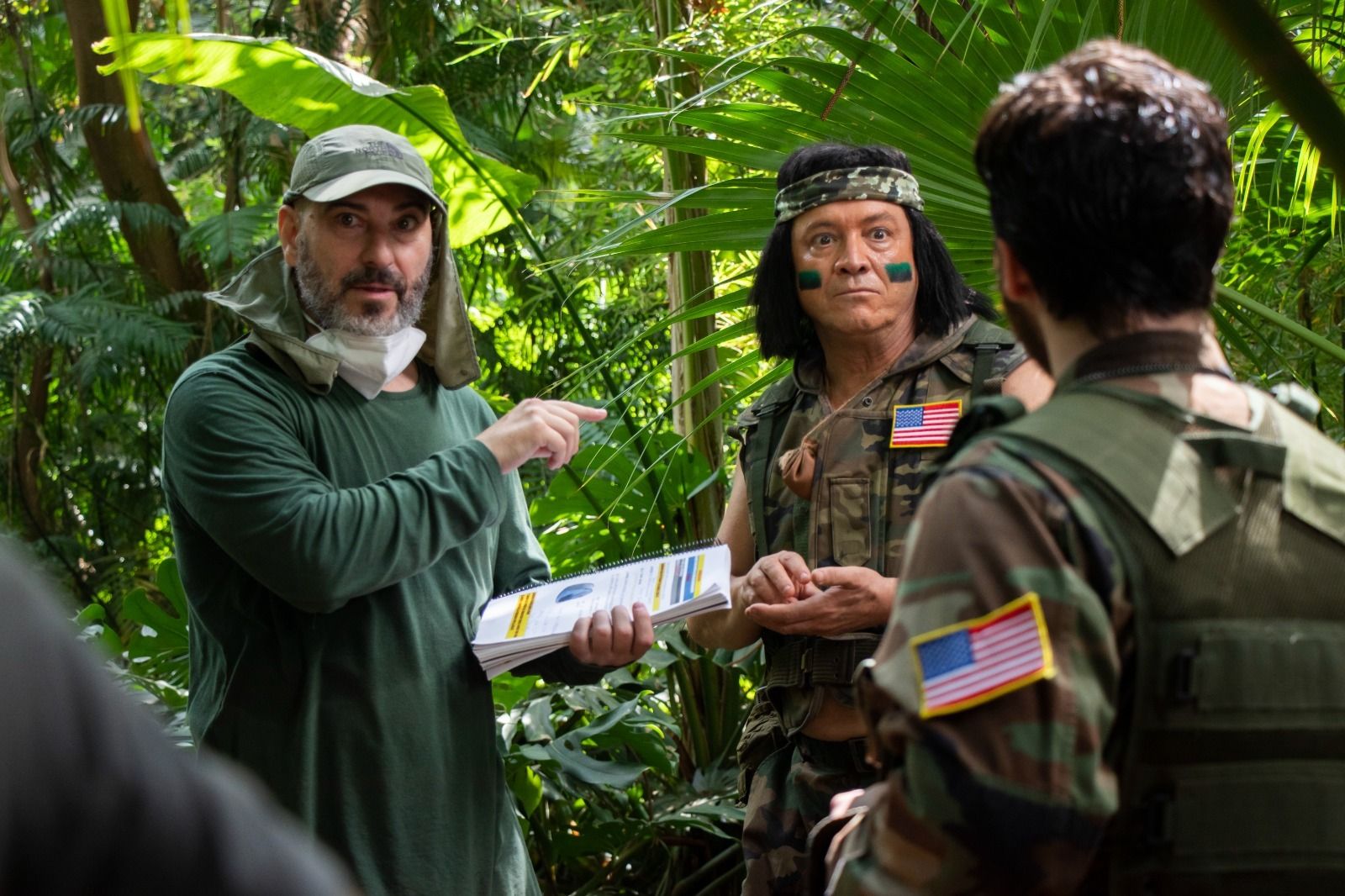Jaime Ordóñez rodando la película ‘El Berrido de los Silencios’.