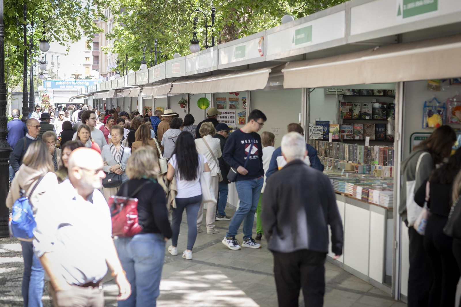 Así ha vivido Granada el primer día de la Feria del Libro