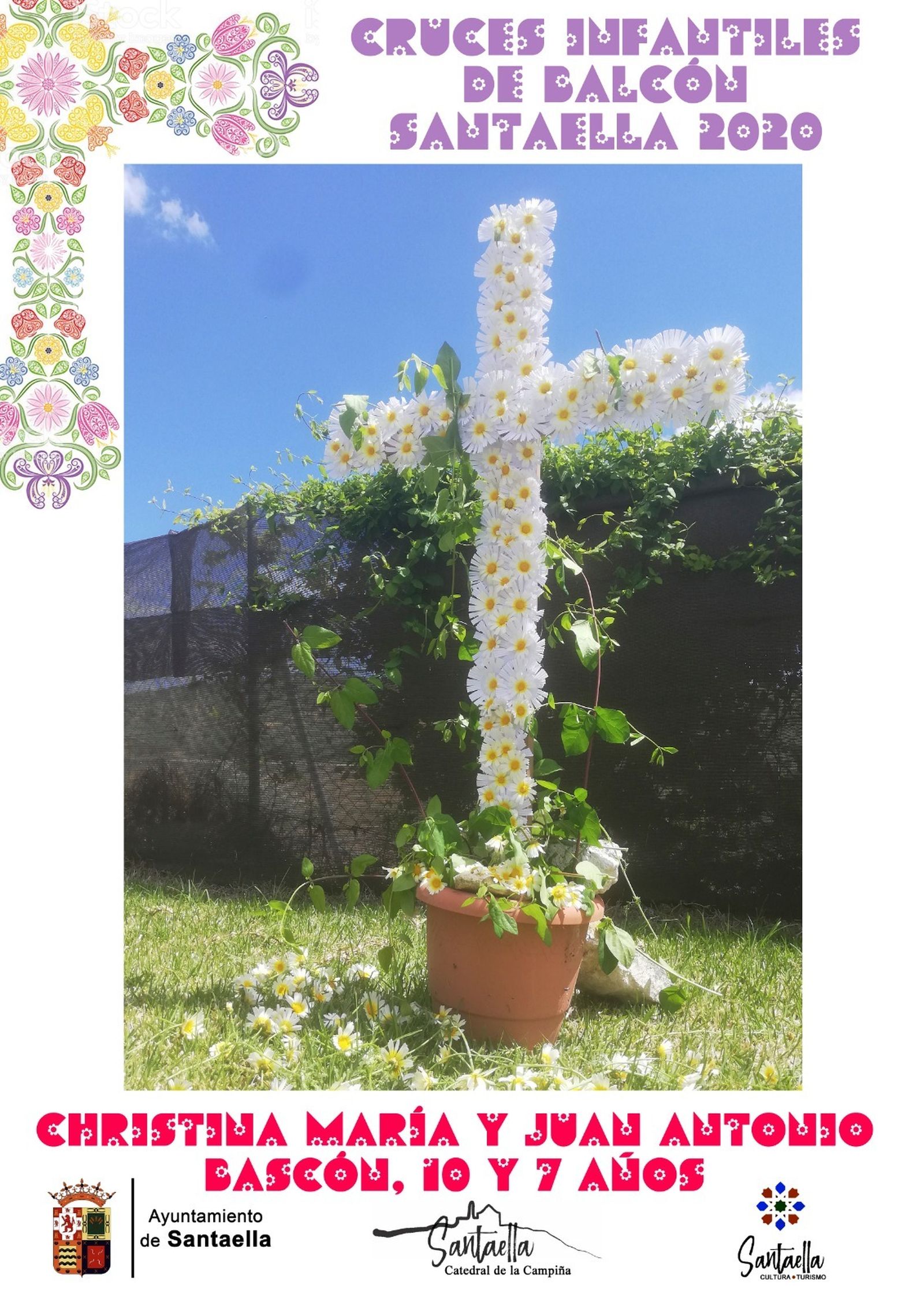 Así son las Cruces de Mayo de los niños de Santaella