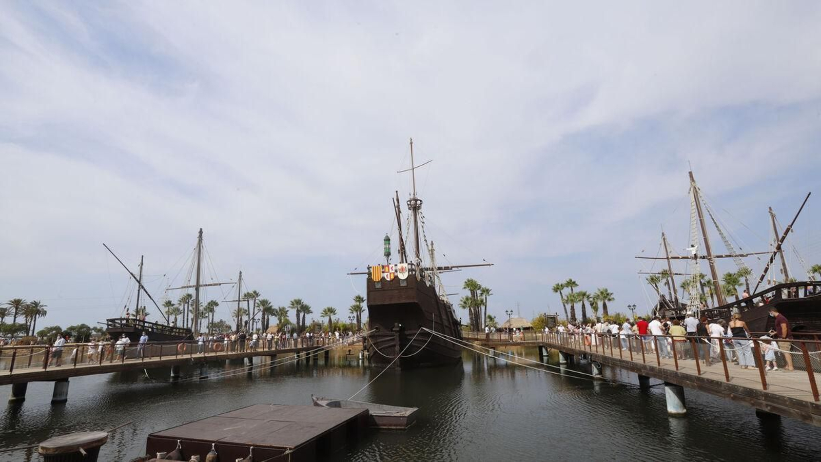 El Muelle de las Carabelas en La Rábida El Muelle de las Carabelas en La Rábida