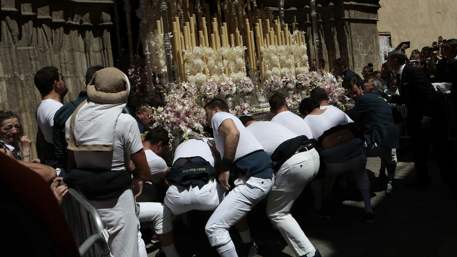 Las imágenes de la Hermandad de San Esteban