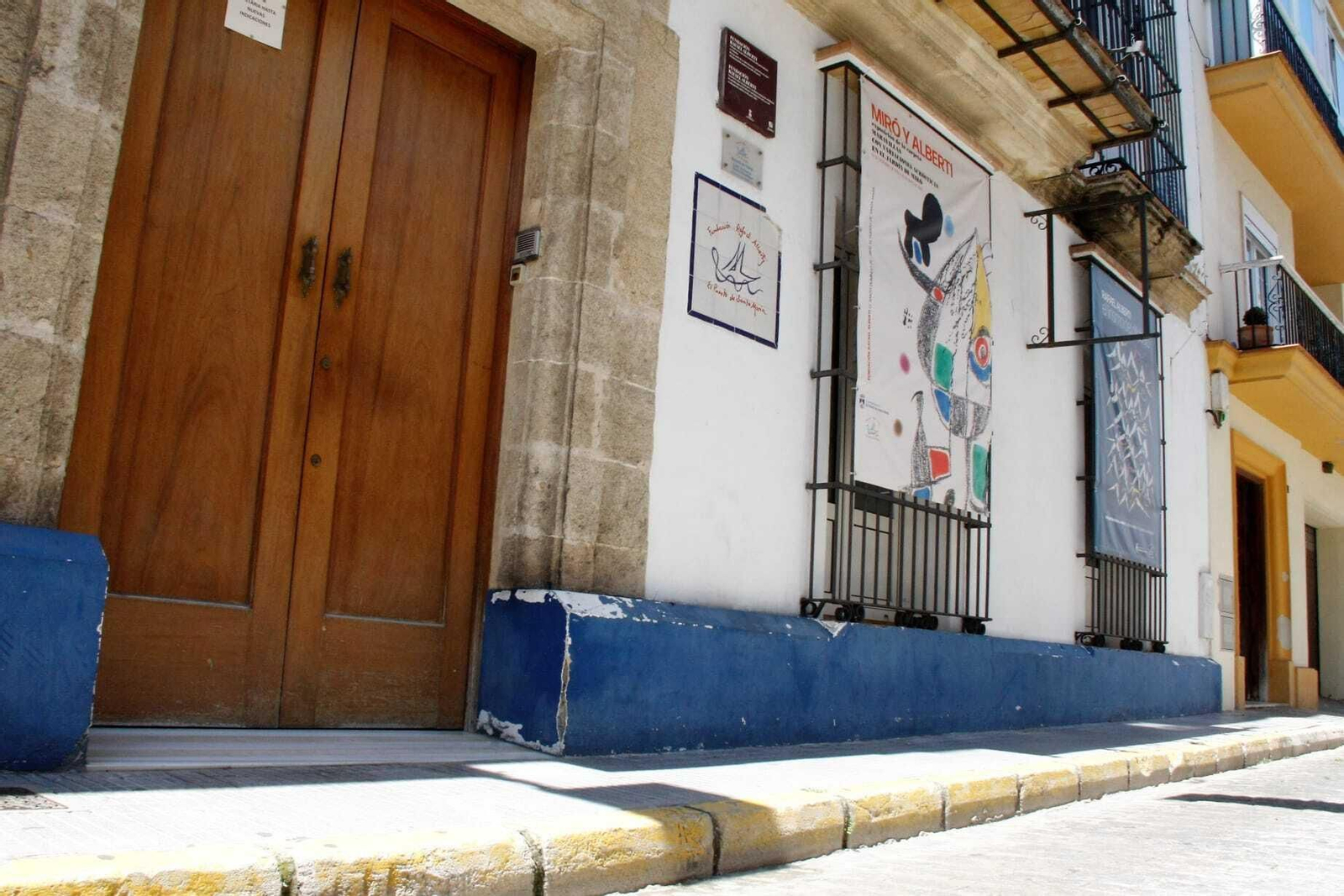 La Fundación Rafael Alberti abrirá desde este miércoles para visitas a las exposiciones.