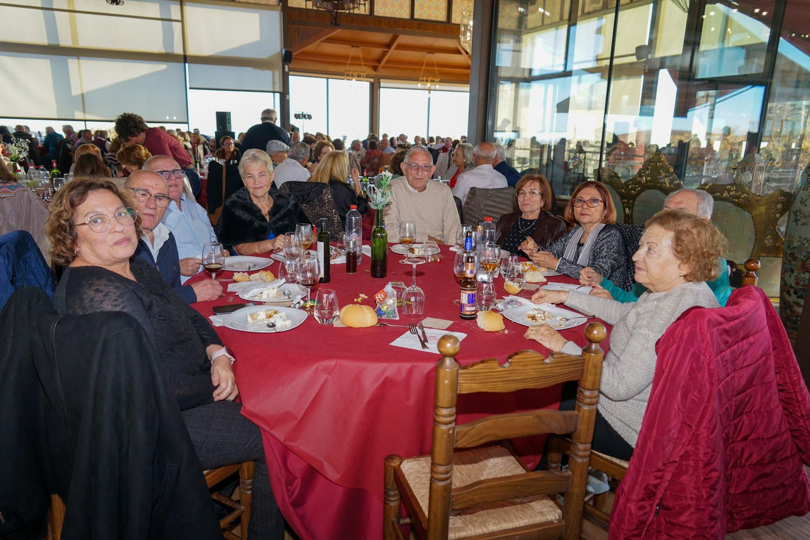 300 mayores de Vícar celebran las fiestas por todo lo alto en la Bodega Cuatro Vientos de Murta