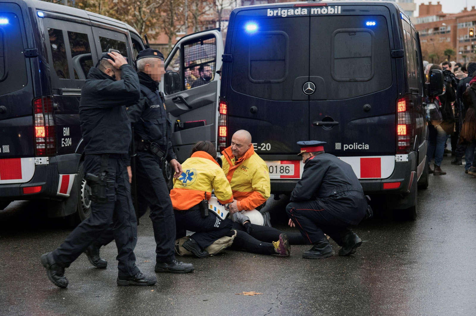 Las imágenes del traslado de obras de arte a Sijena