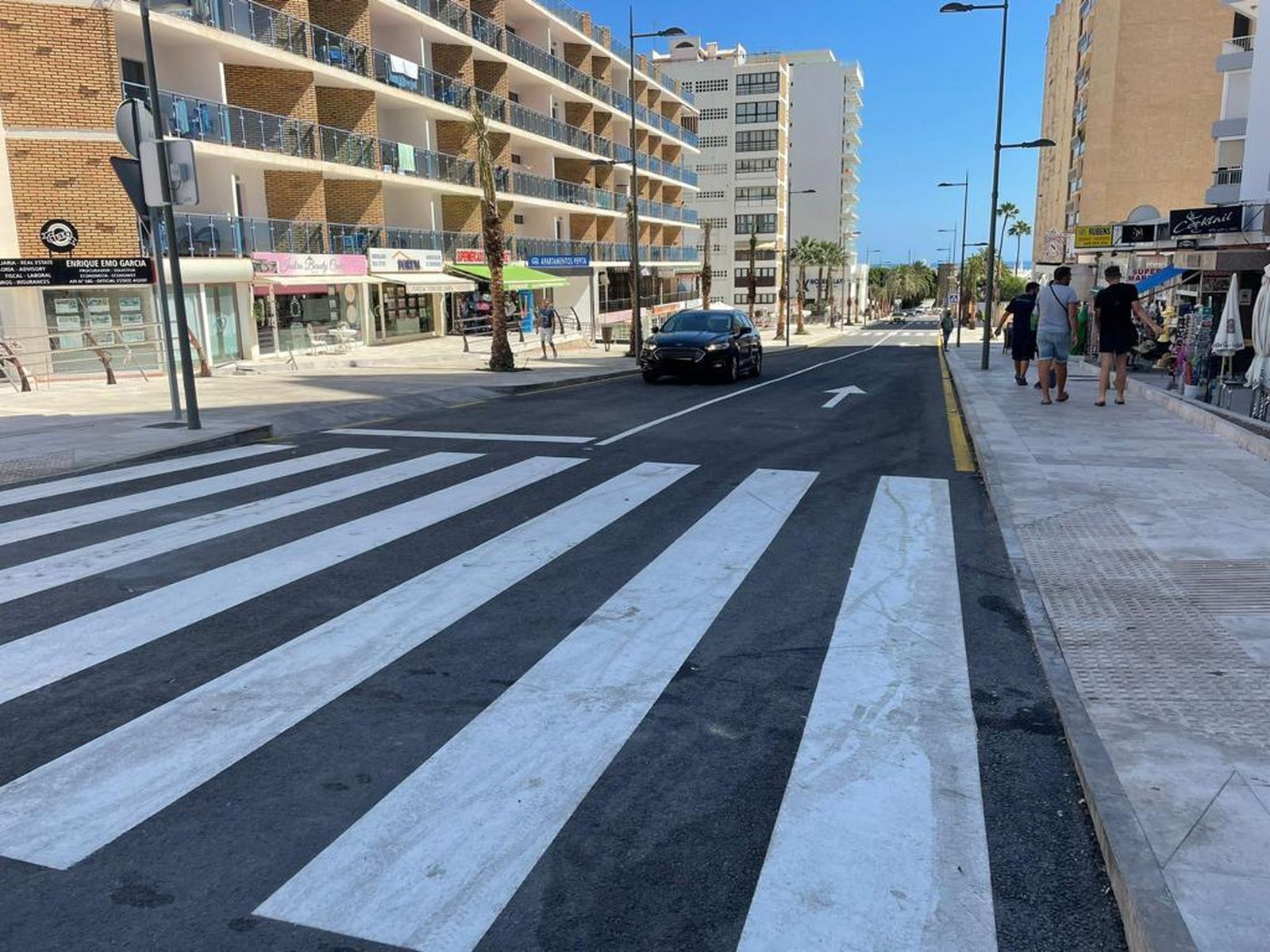 La avenida Alay tras su apertura.