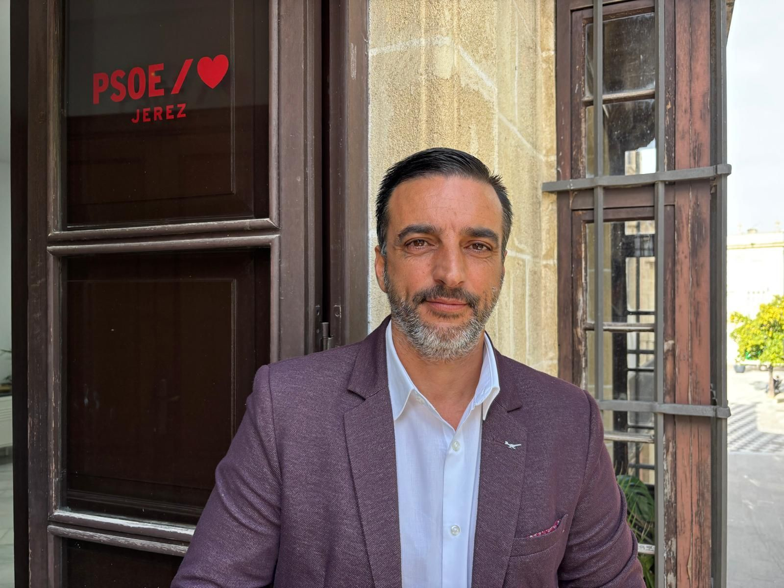 José Antonio Díaz, secretario general del PSOE de Jerez.