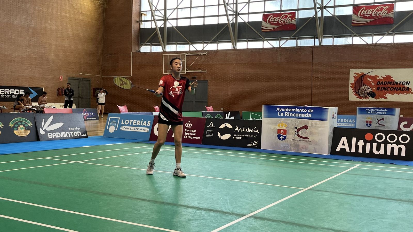 Leona Lee, durante un encuentro de esta temporada.