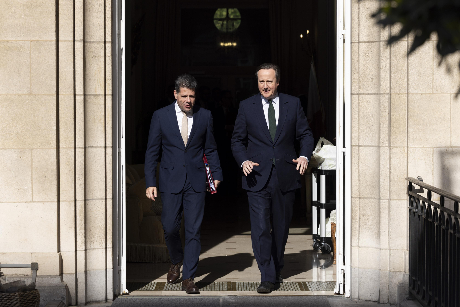 Picardo, en Bruselas con Cameron.