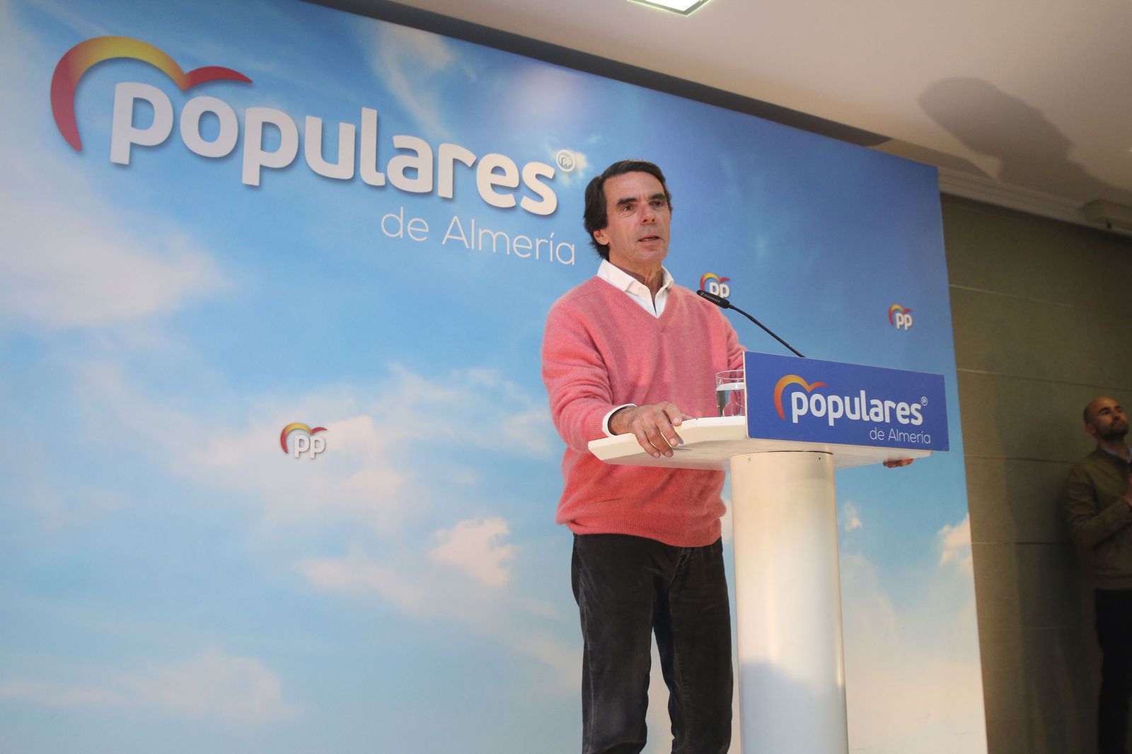 Fotogalería del mitin de José María Aznar